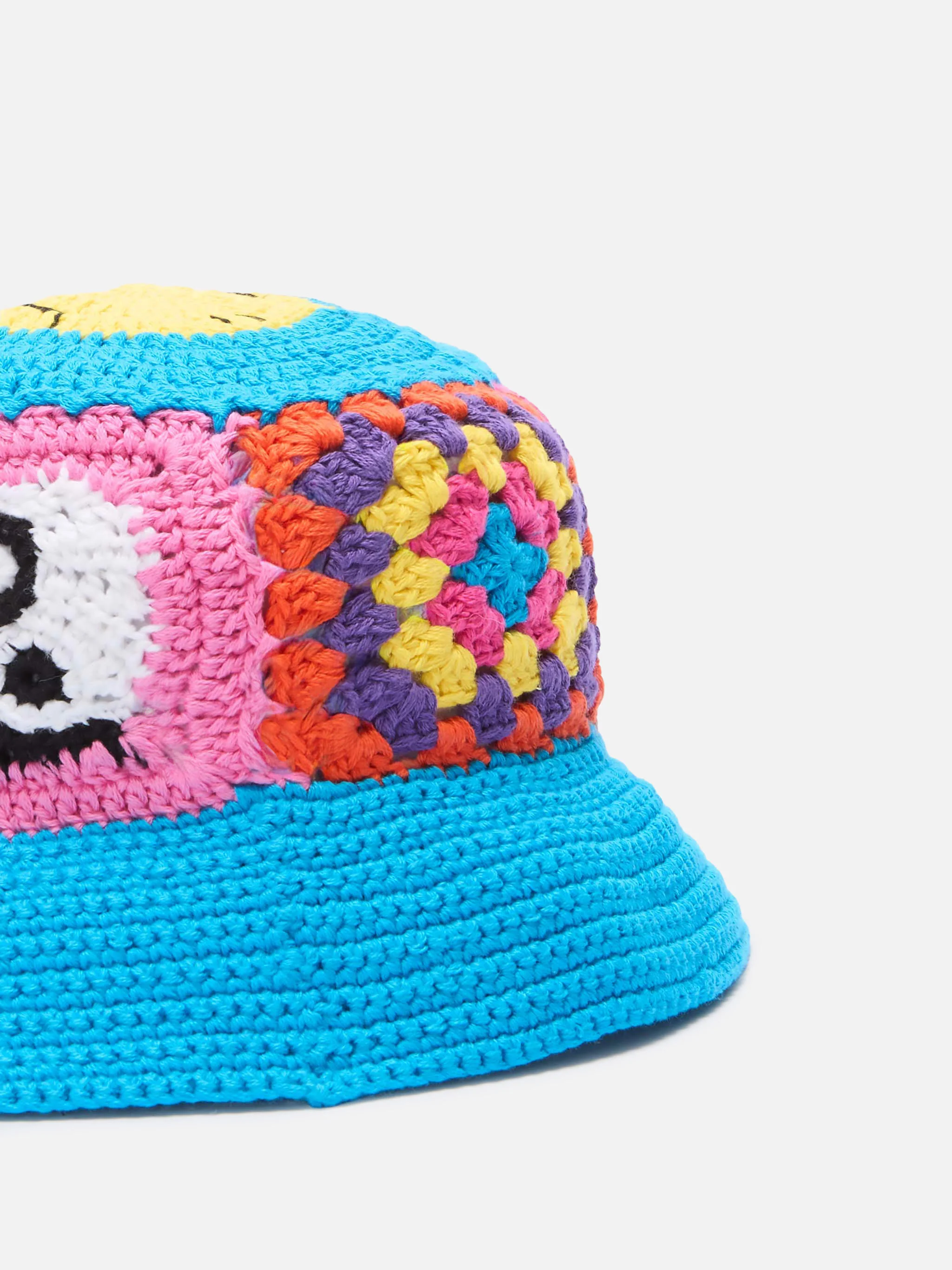 Crochet hat Jr in multicolor tiles - Image 2