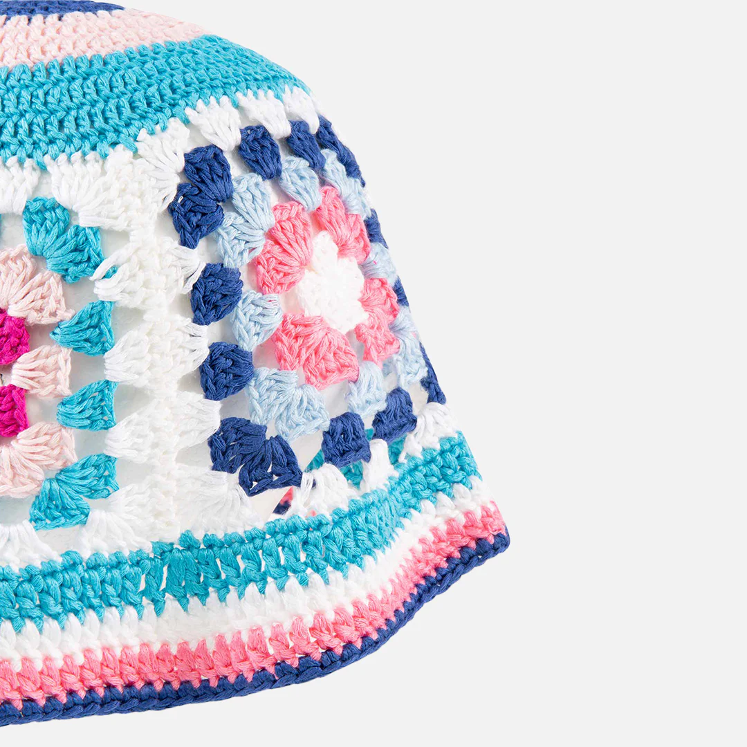 Multicolor crochet cloche hat - Image 2
