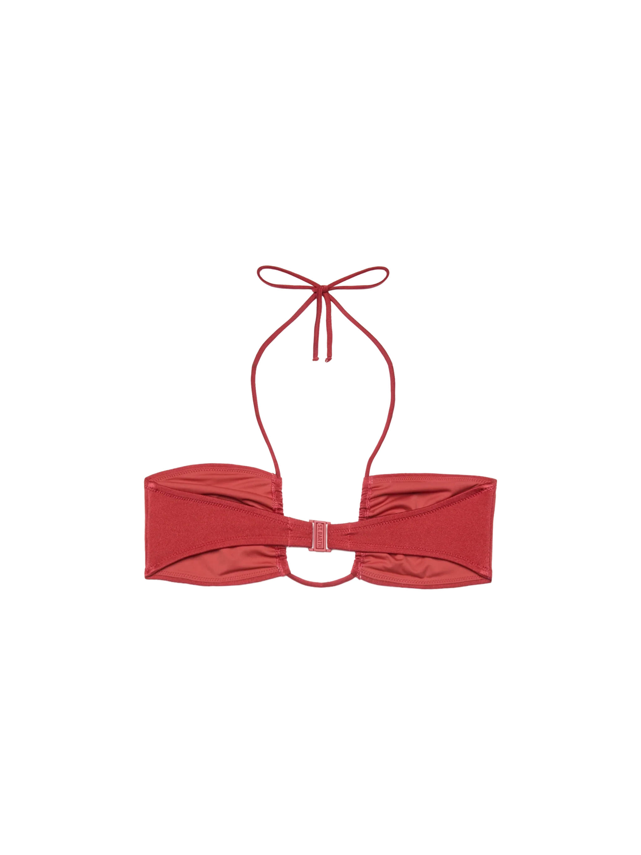 Dahlia shimmer brick red bandeau top - Image 2