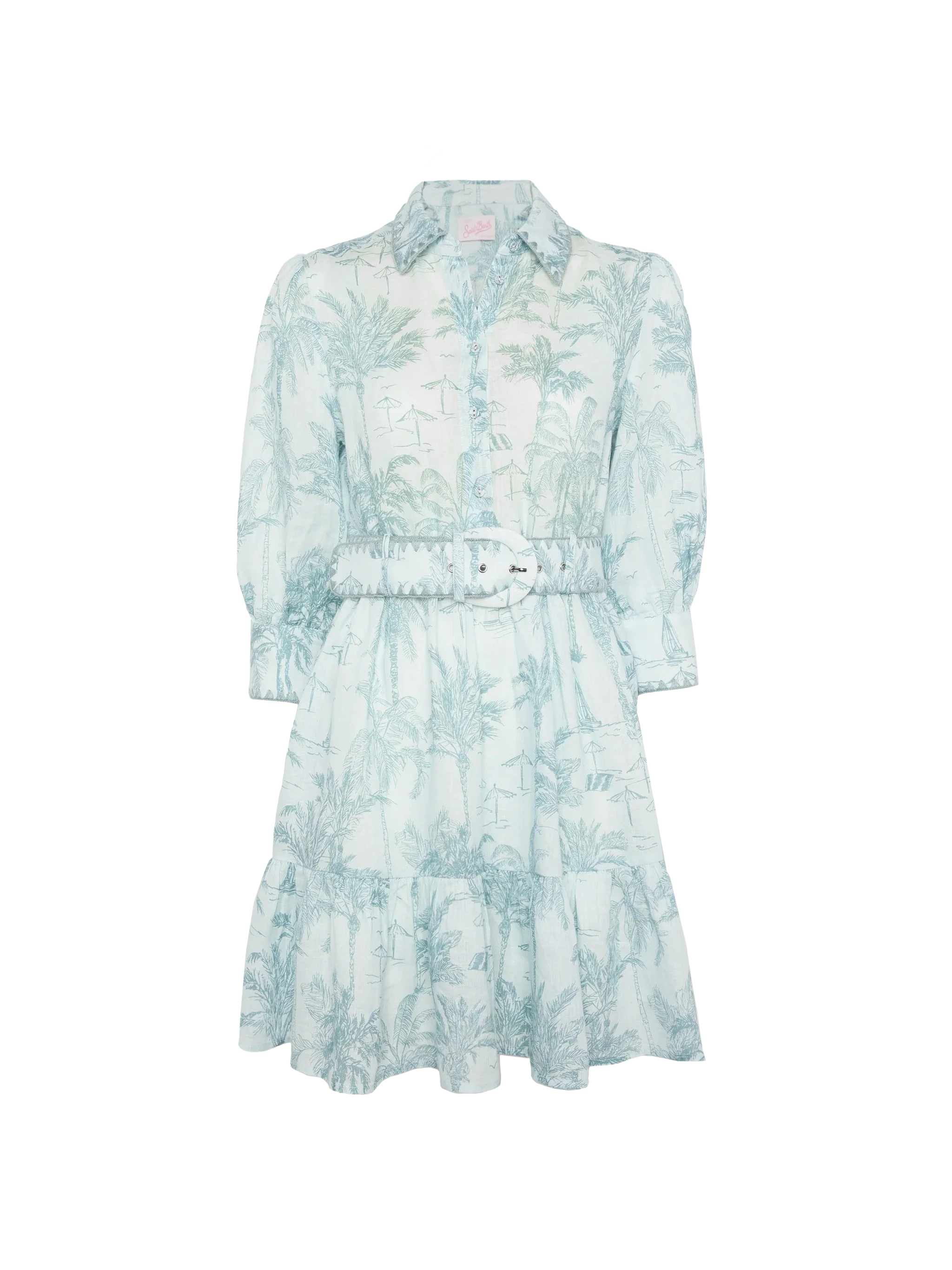Daisi toile de jouy linen dress - Image 4