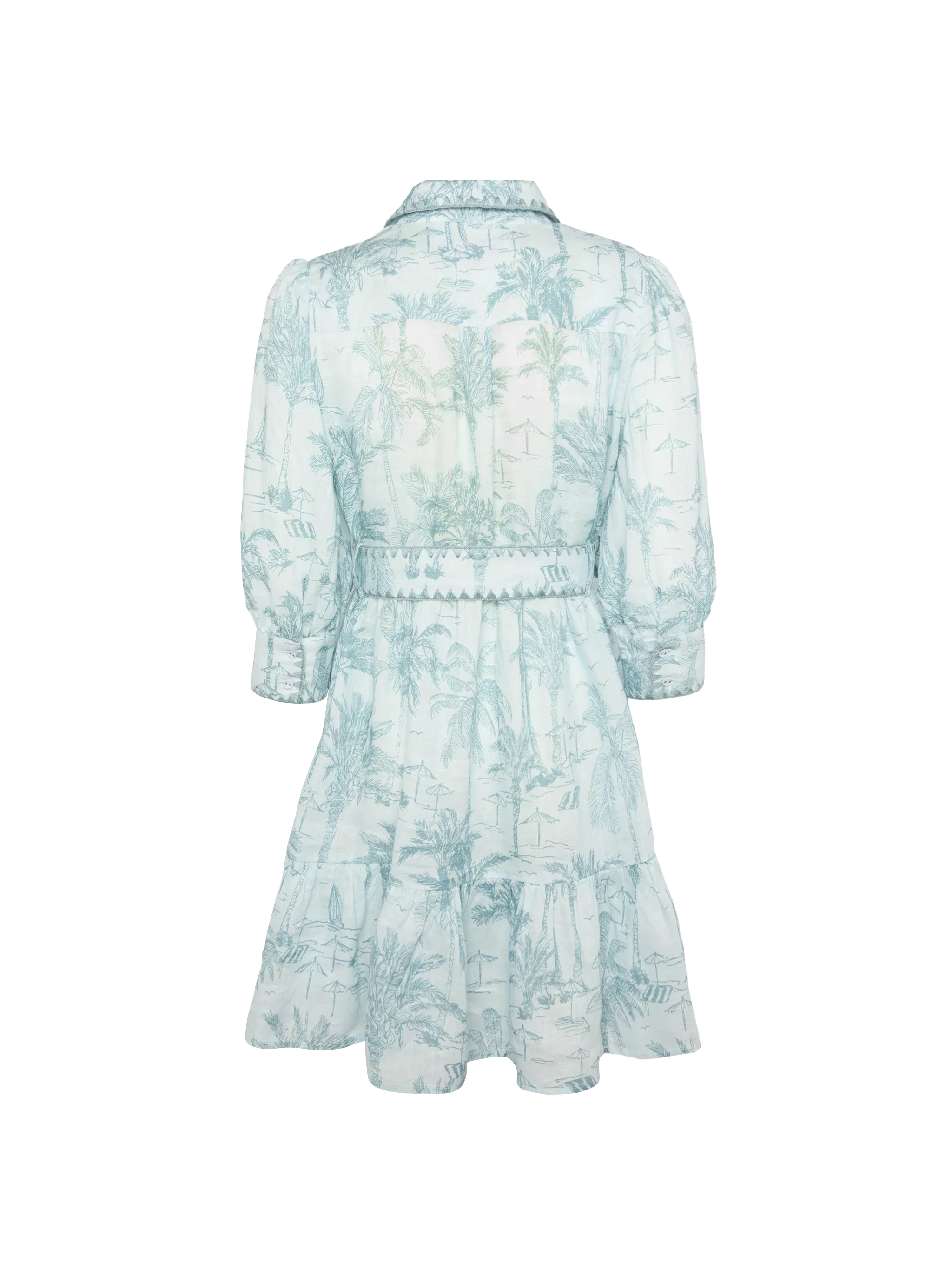 Daisi toile de jouy linen dress - Image 5