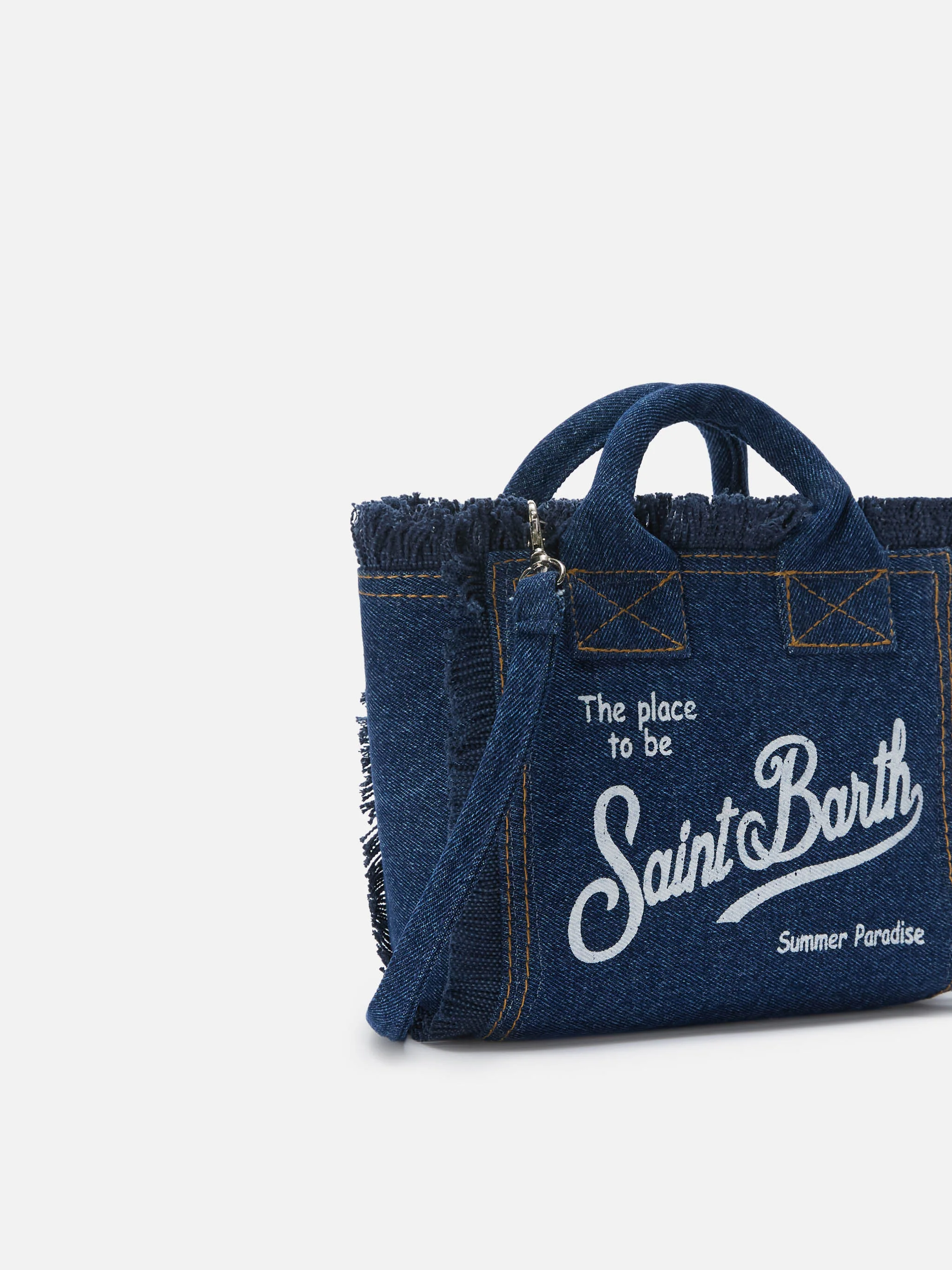 Dark wash denim Vanity mini bag - Image 3