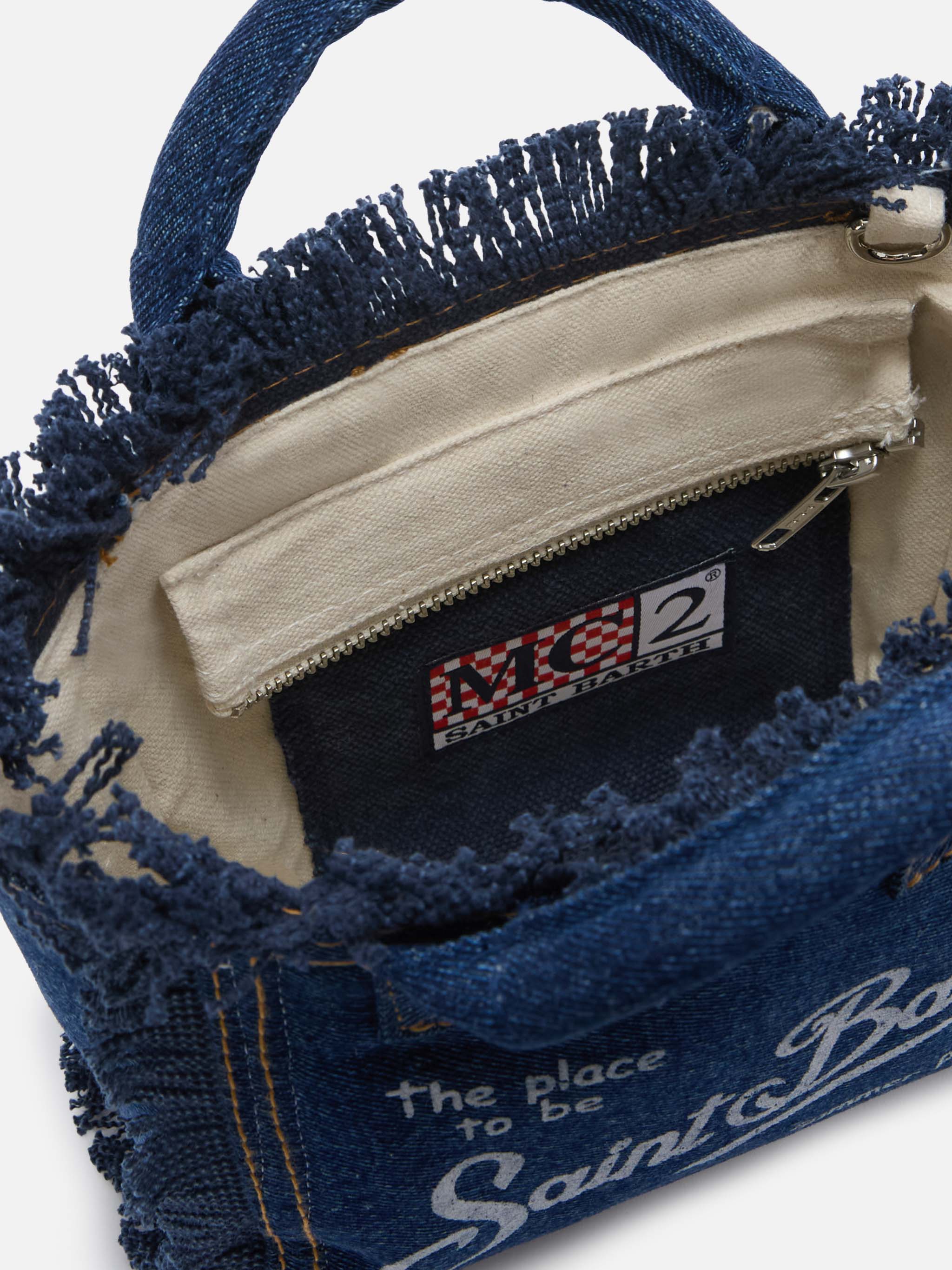Dark wash denim Vanity mini bag - Image 4