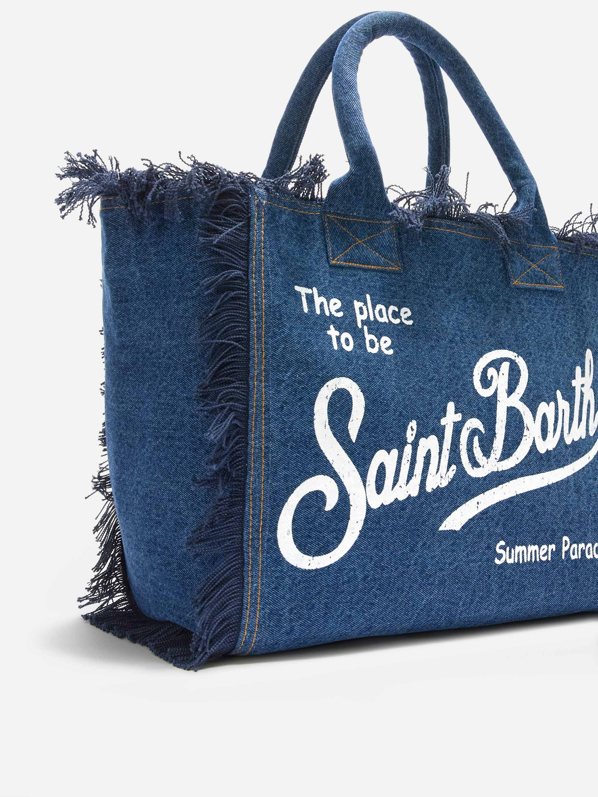Dark wash denim Vanity regular bag - Image 3
