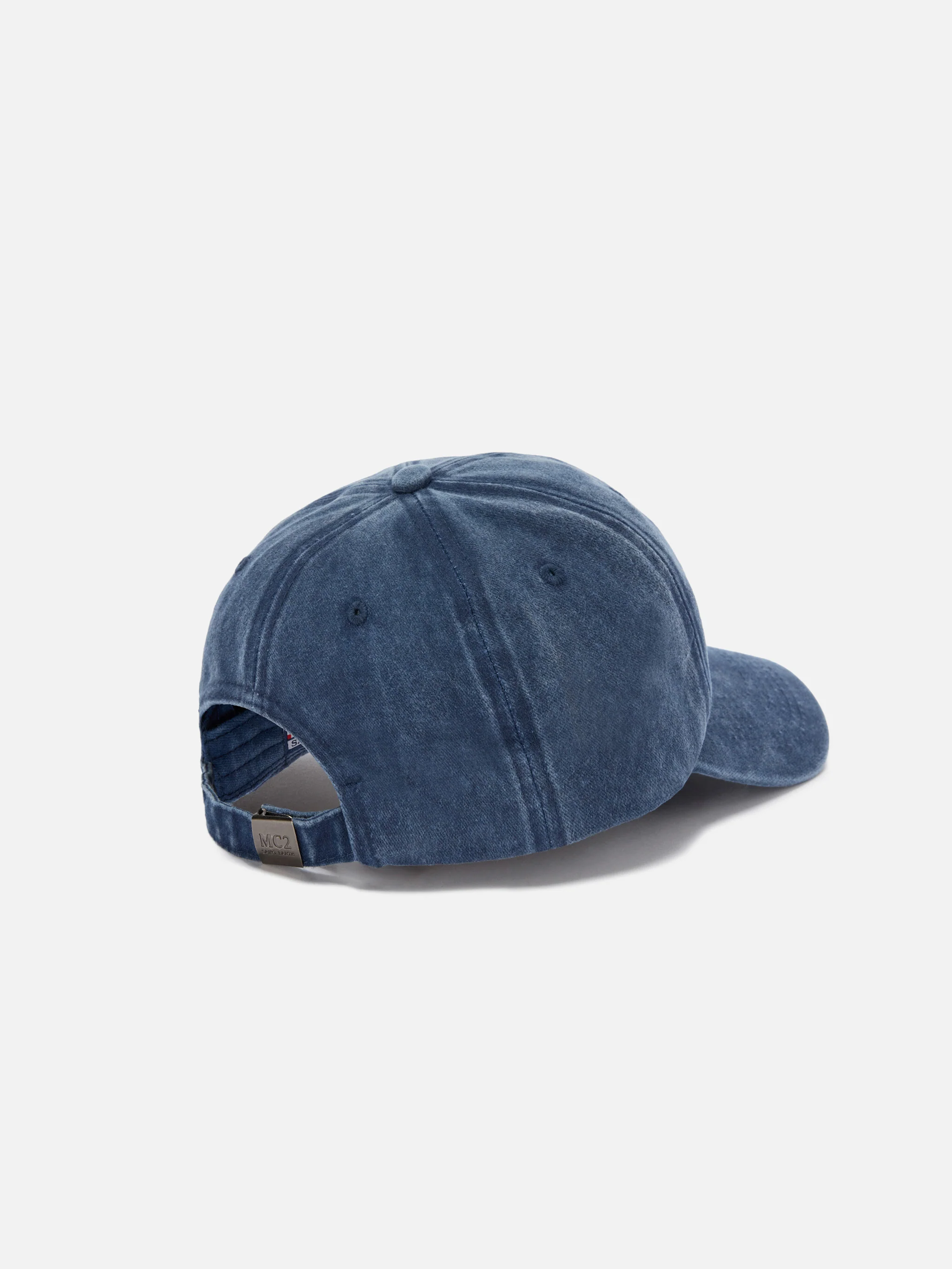 Davis cotton baseball cap in blue with embroidery| Special Edition - Image 3
