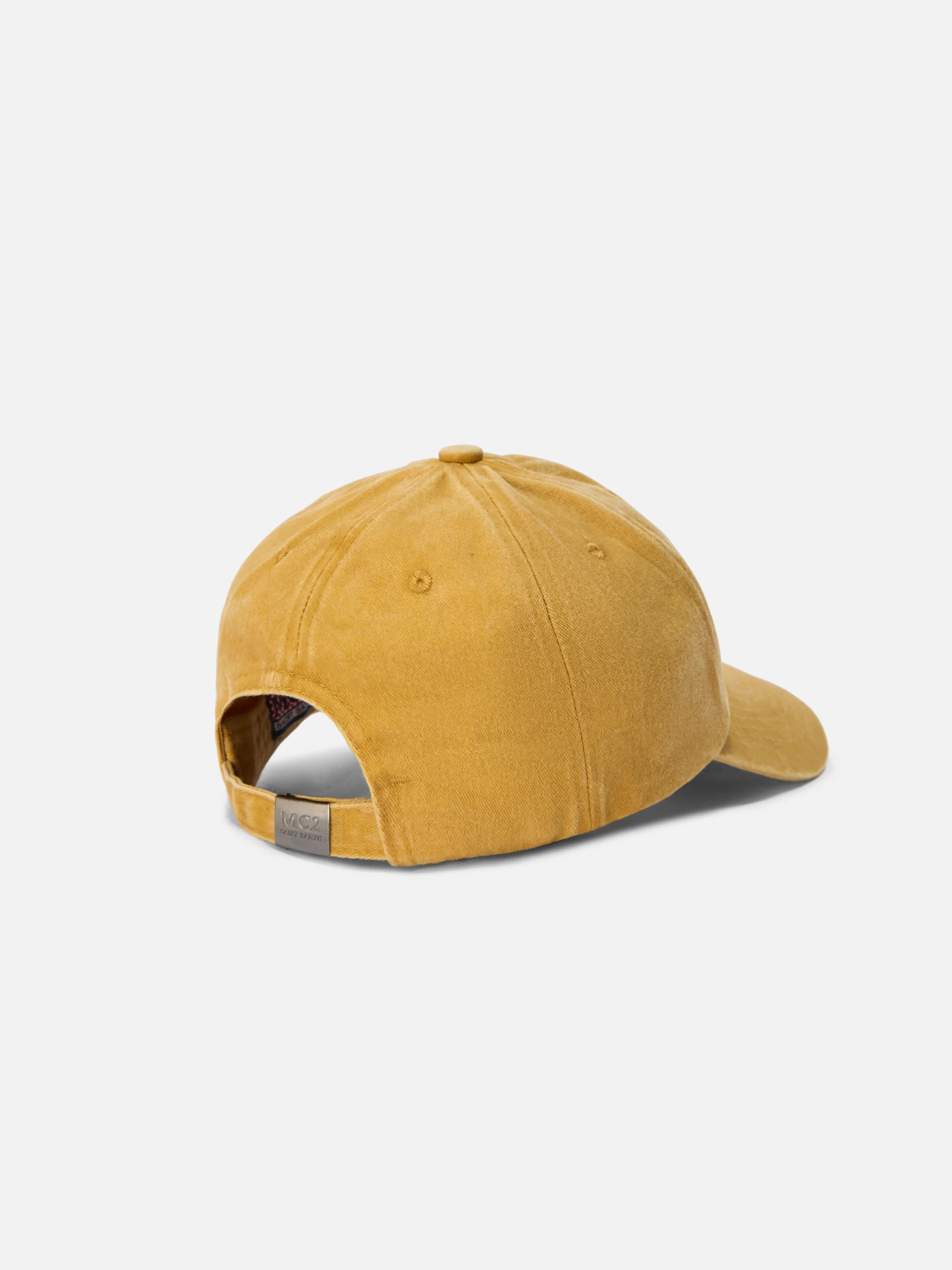 Davis ochre yellow Ball Cap with St. Barth embroidery - Image 3