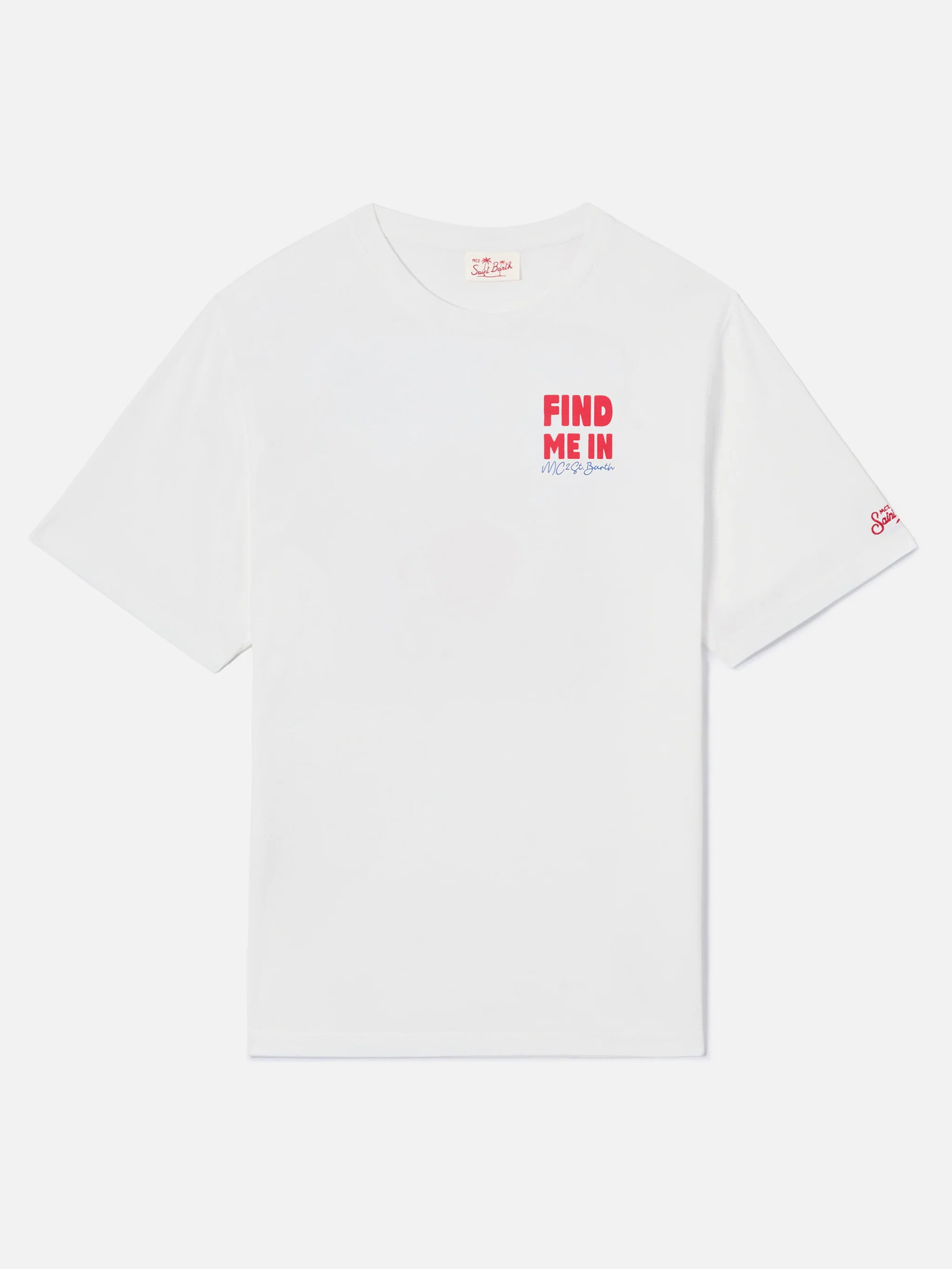 Delmar t-shirt with Find Me On Vacation print and maxi graphic on the back - Image 5