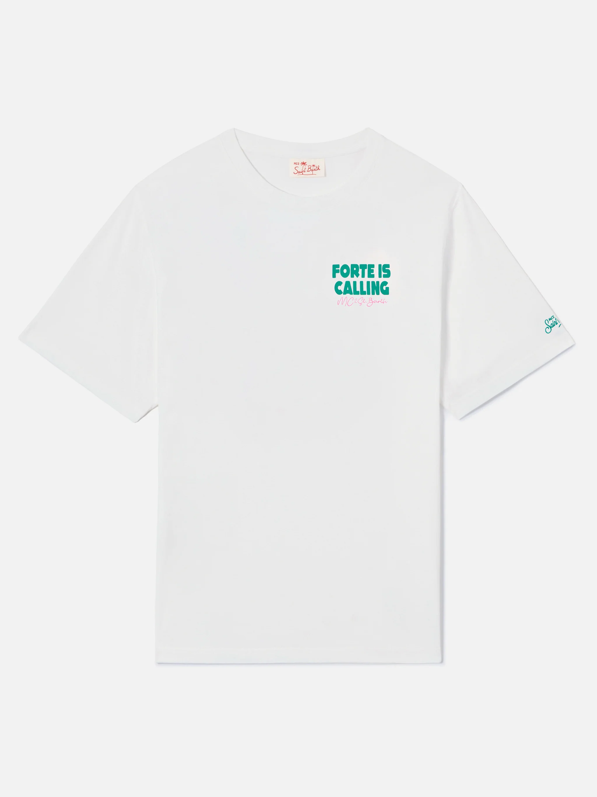 Delmar t-shirt with Forte Is Calling print and maxi graphic on the back - Image 5