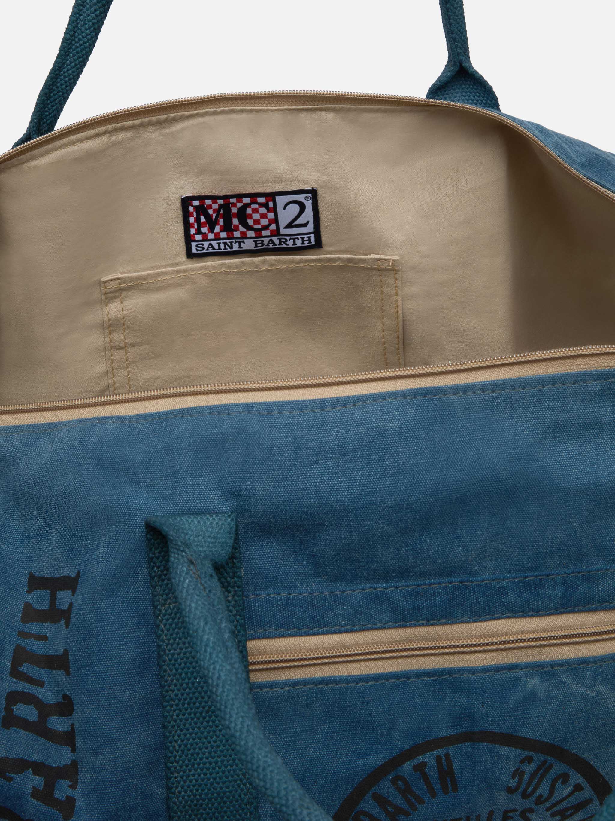 Denimtravel duffel bag Maxime - Image 4