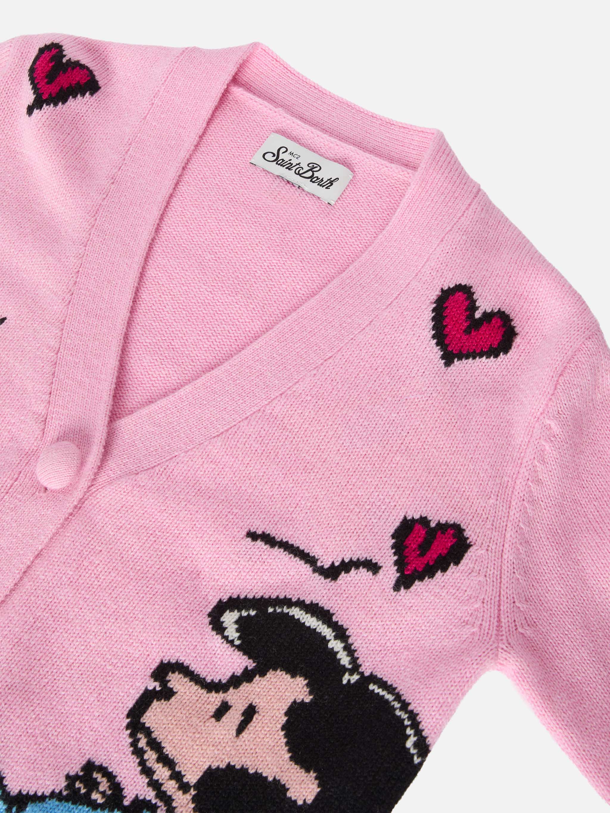 Didy cashmere-blend cardigan with Snoopy jacquard | PEANUTS SPECIAL EDITION - Image 2