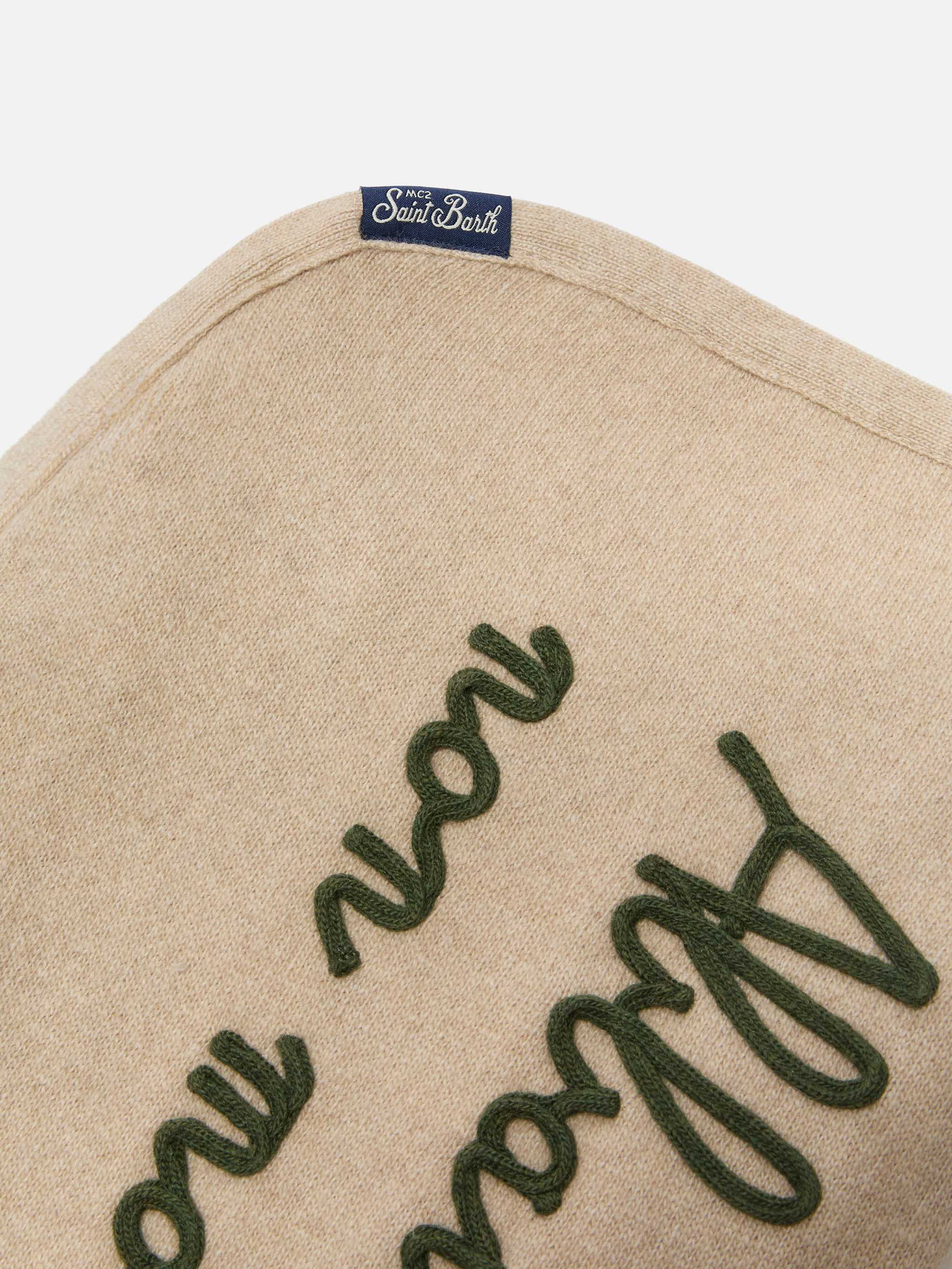 Dog sweater with Abbaio ma non mordo embroidery - Image 4