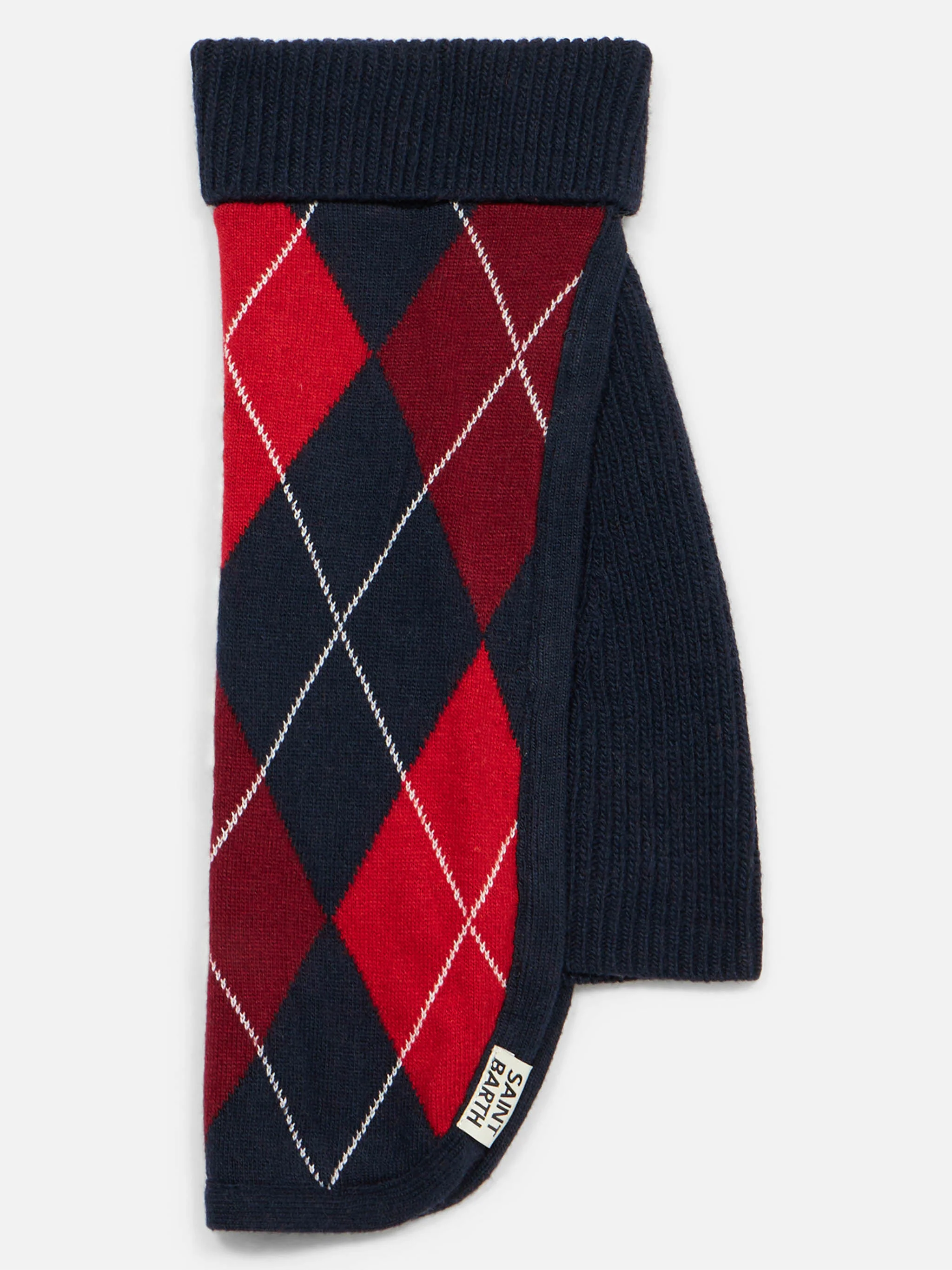 Dog sweater with argyle print - Image 6