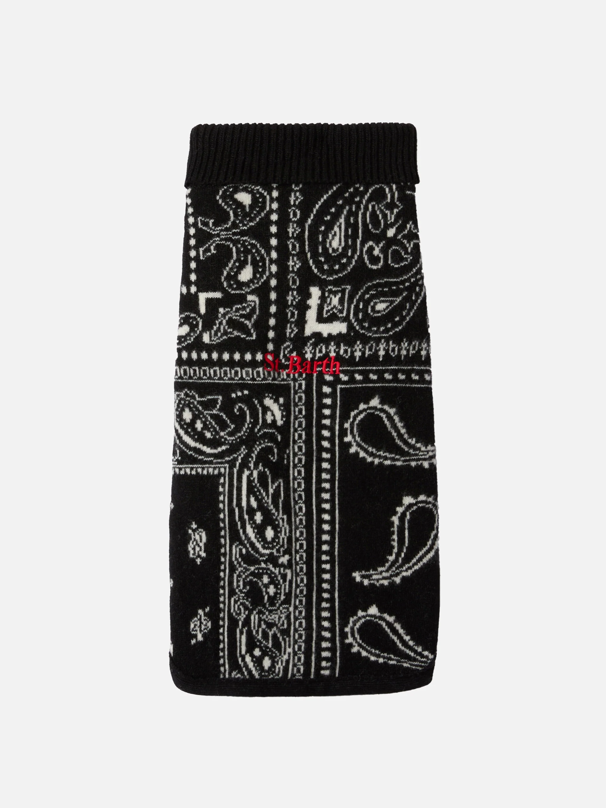 Dog sweater with Bandana print