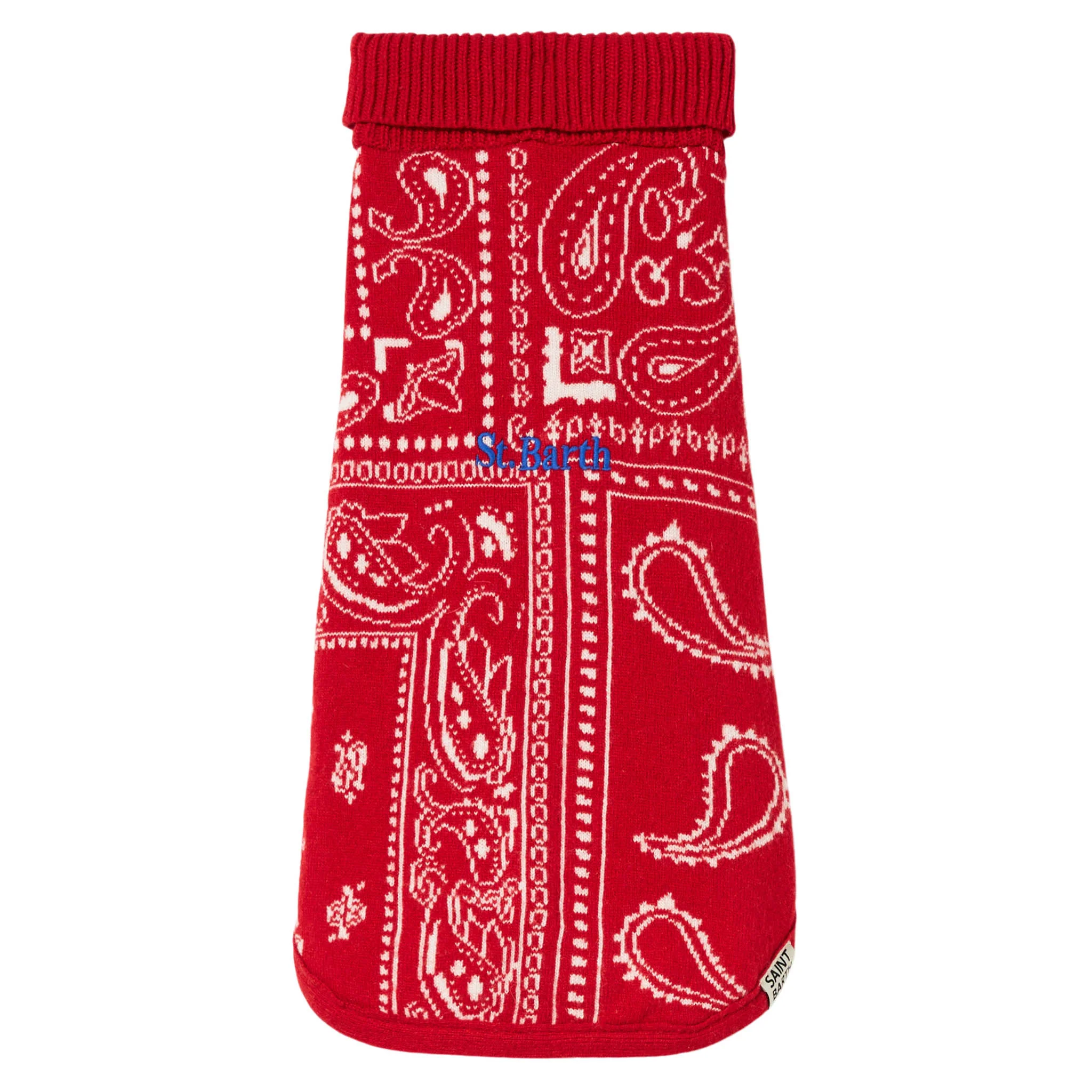 Dog sweater with bandanna jacquard - Image 4