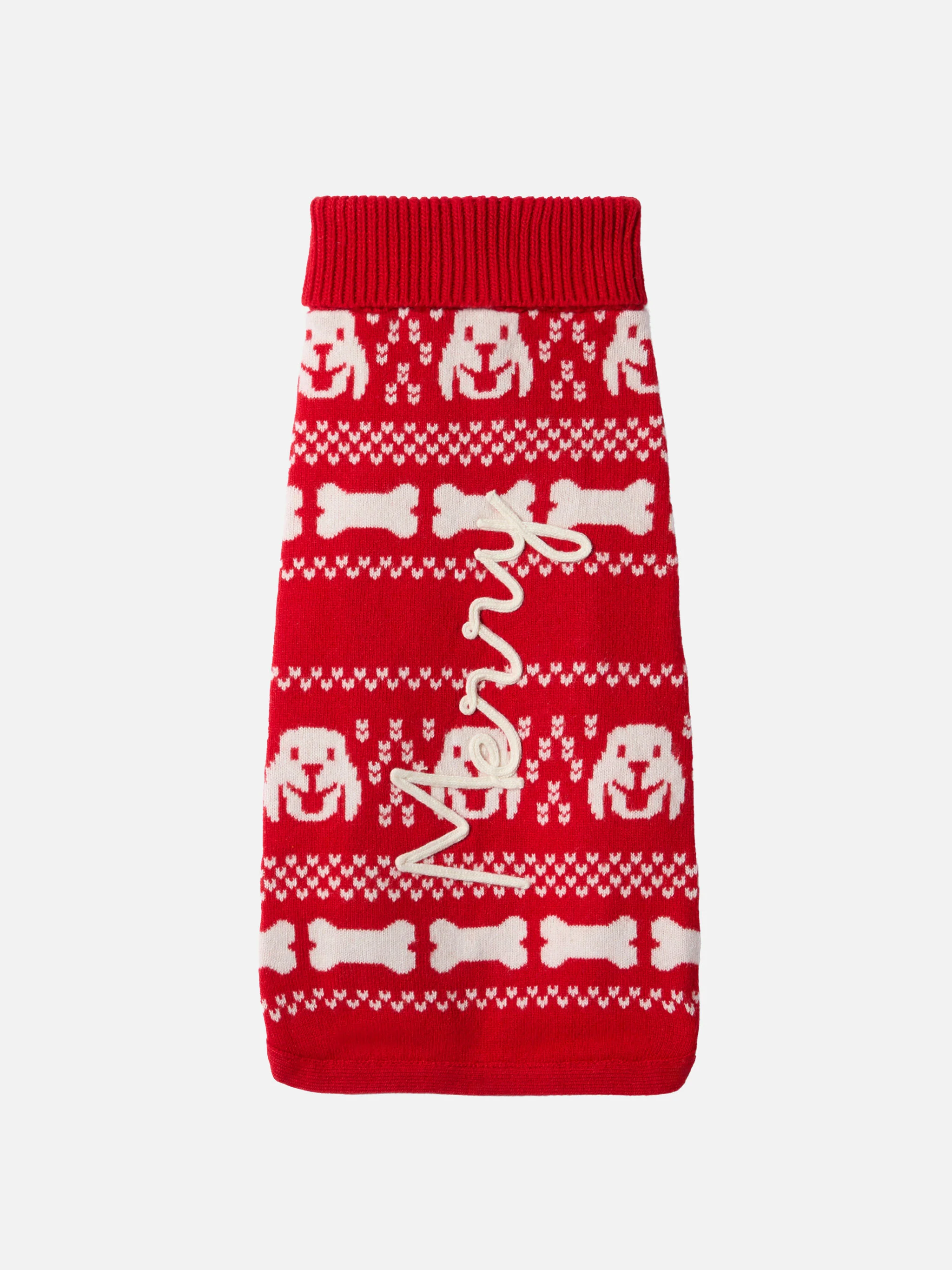 Dog sweater with Merry embroidery - Image 5