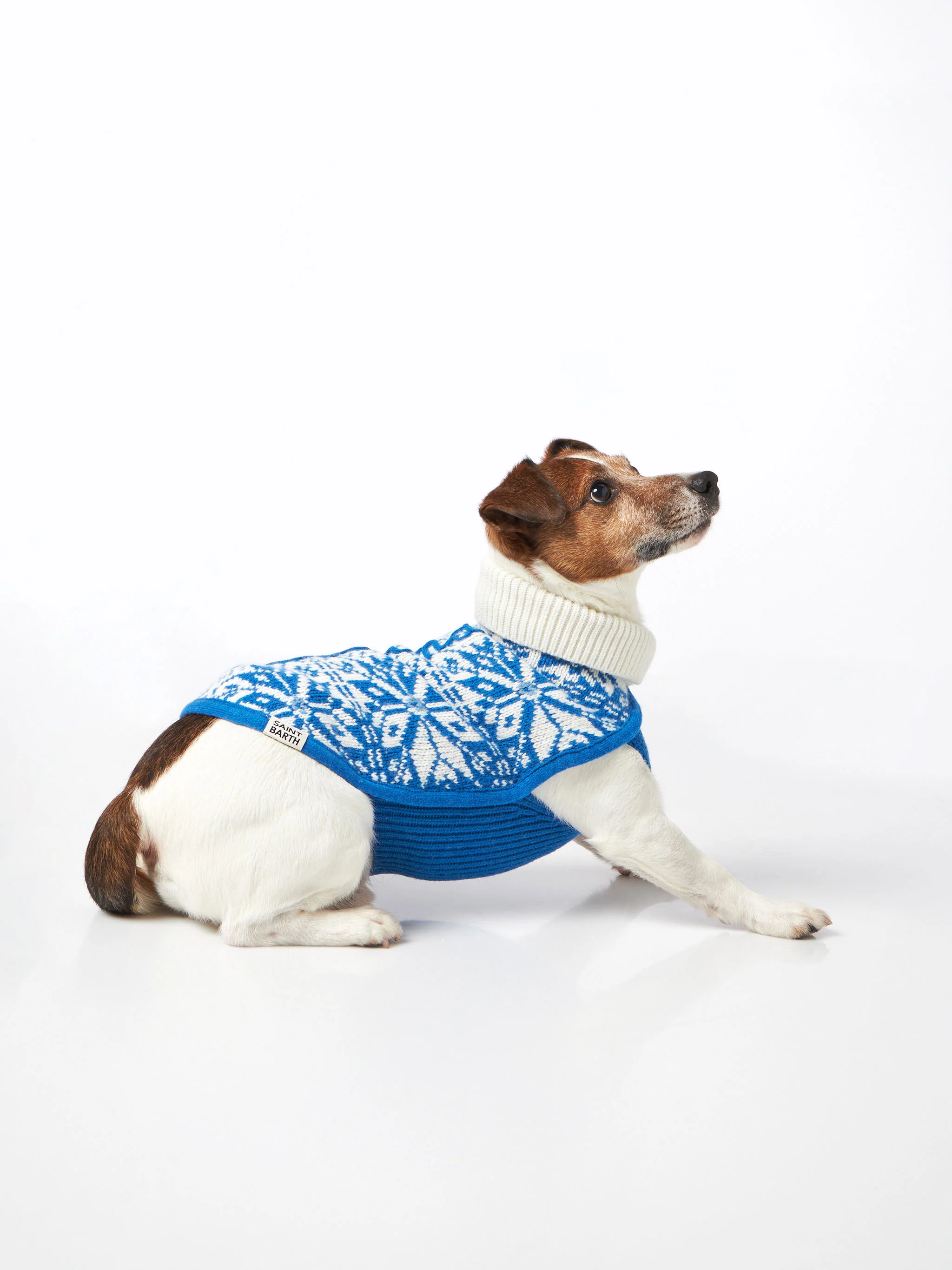 Dog sweater with nordic jacquard - Image 2