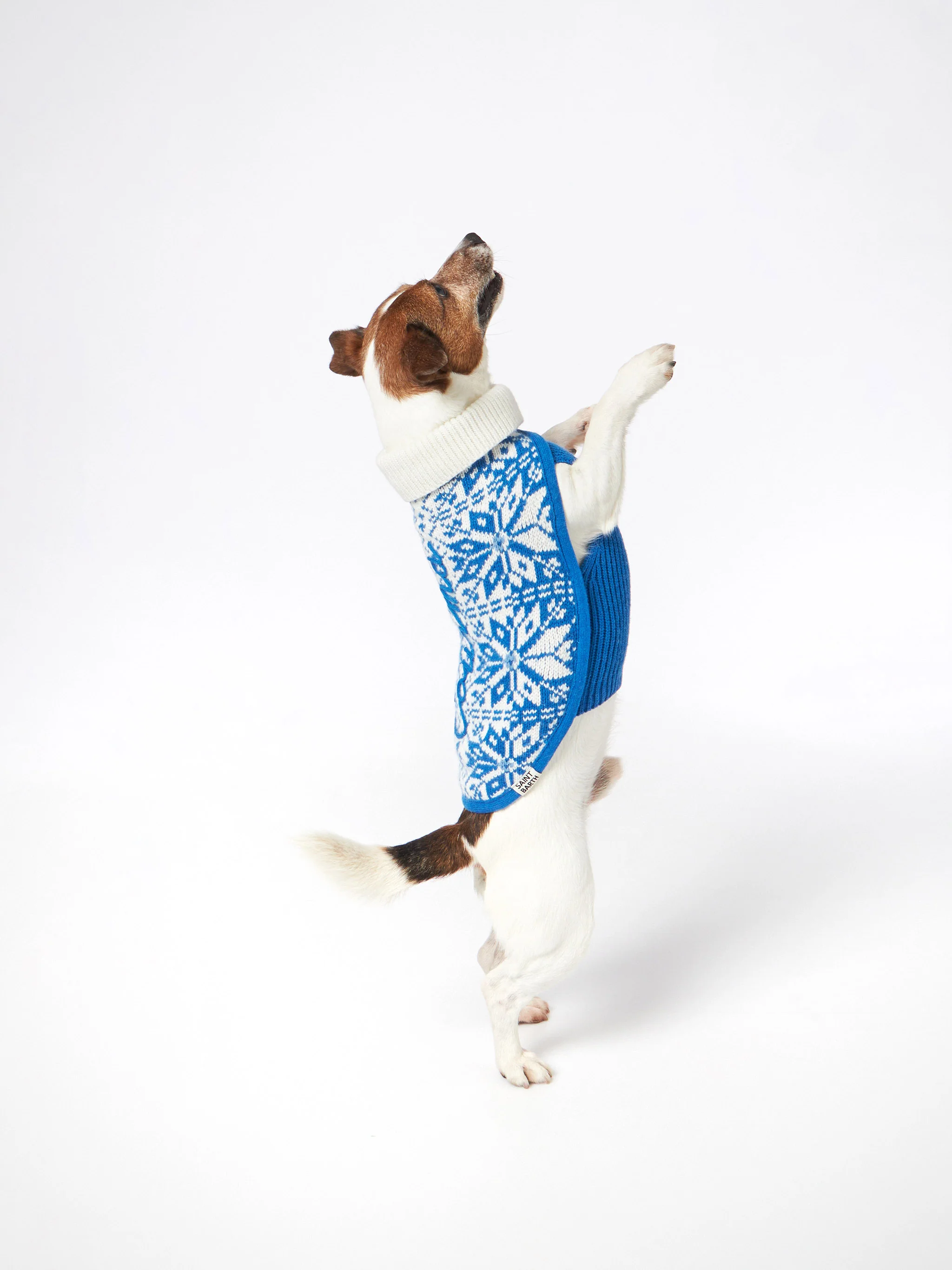 Dog sweater with nordic jacquard - Image 3