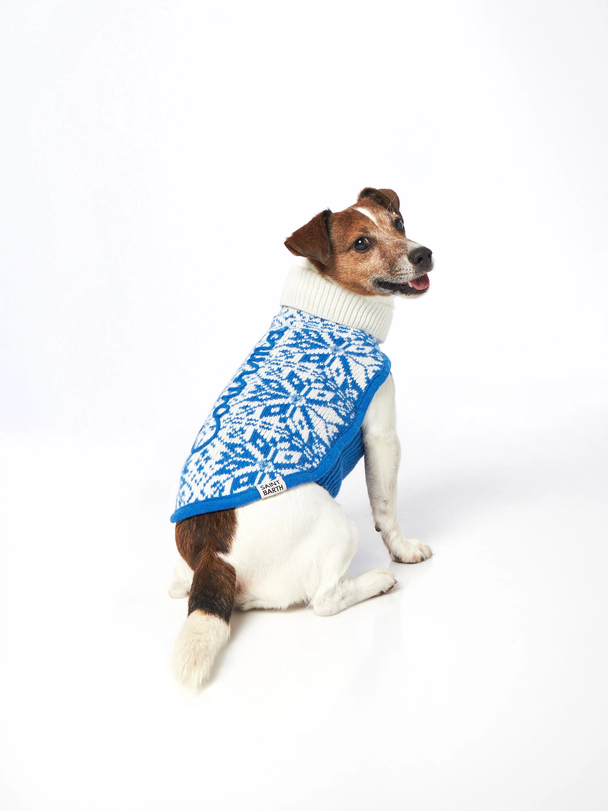 Dog sweater with nordic jacquard - Image 4