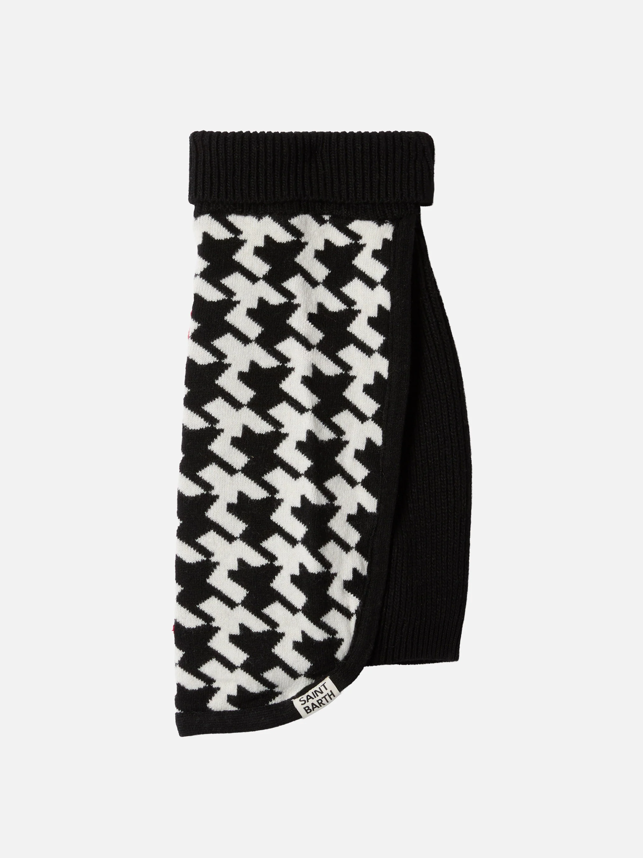 Dog sweater with Pied de Chien embroidery - Image 3