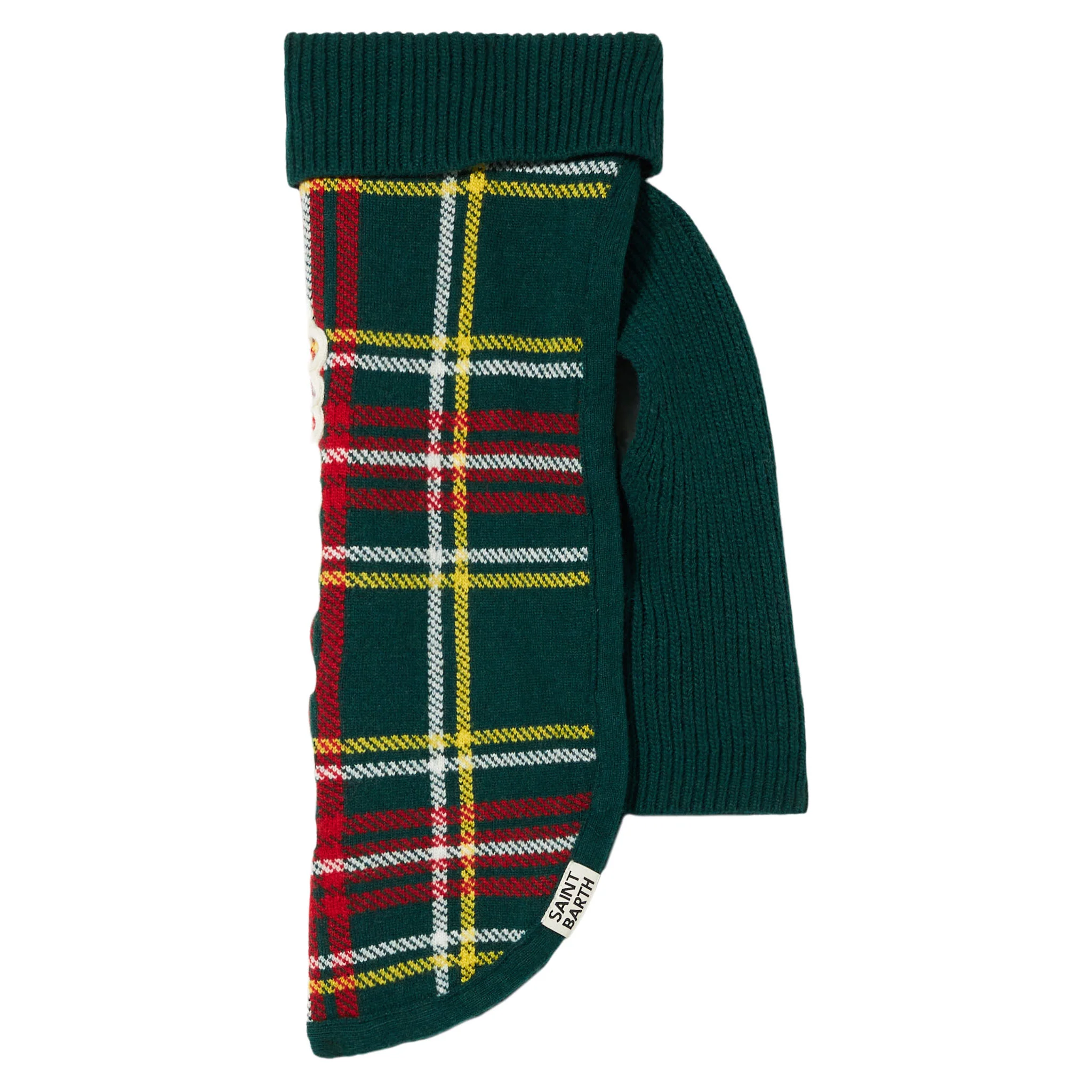 Dog sweater with tartan jacquard - Image 6