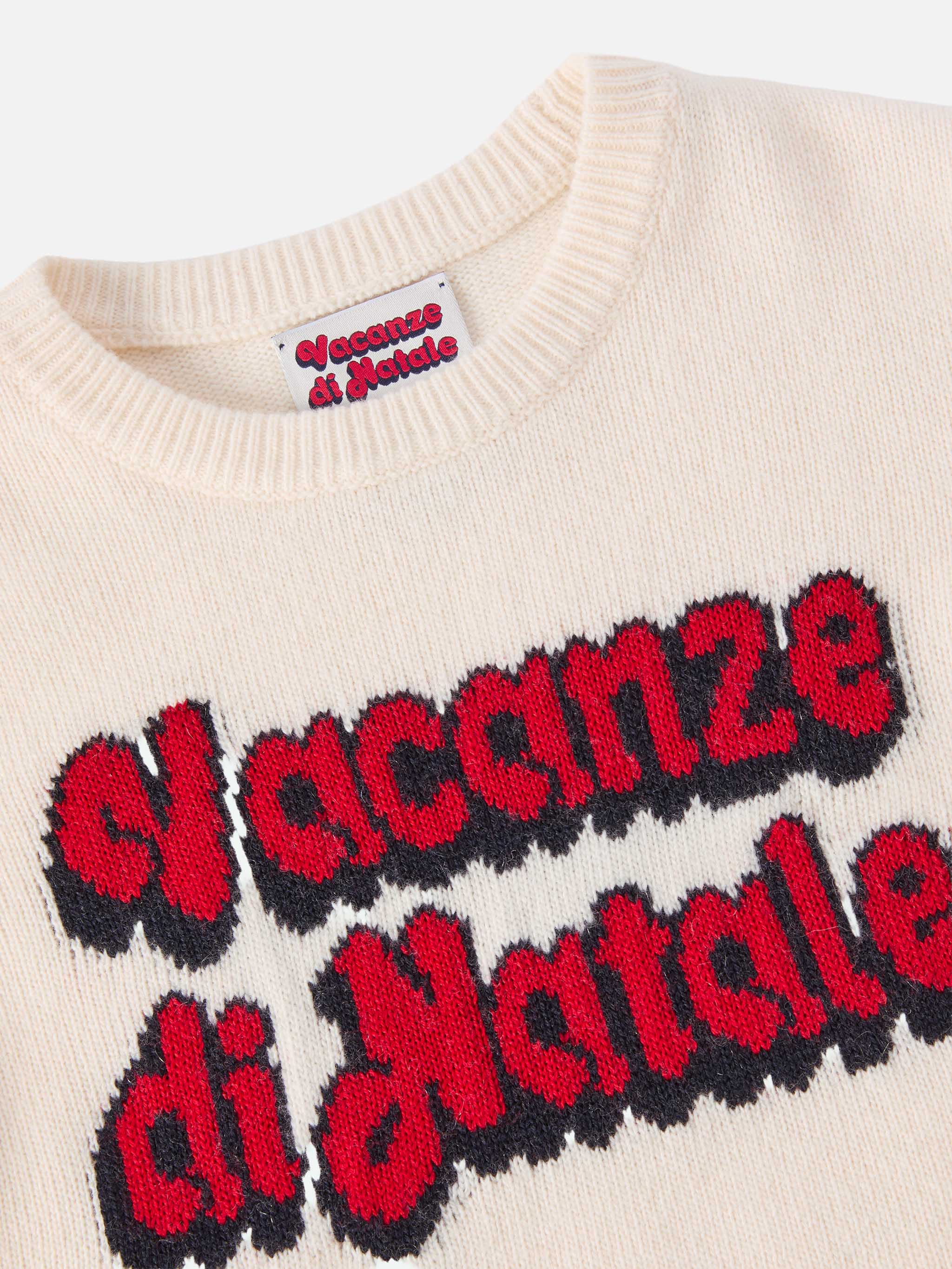 Douglas crewneck in cashmere blend with Vacanze di Natale jacquard | VACANZE DI NATALE SPECIAL EDITION - Image 2