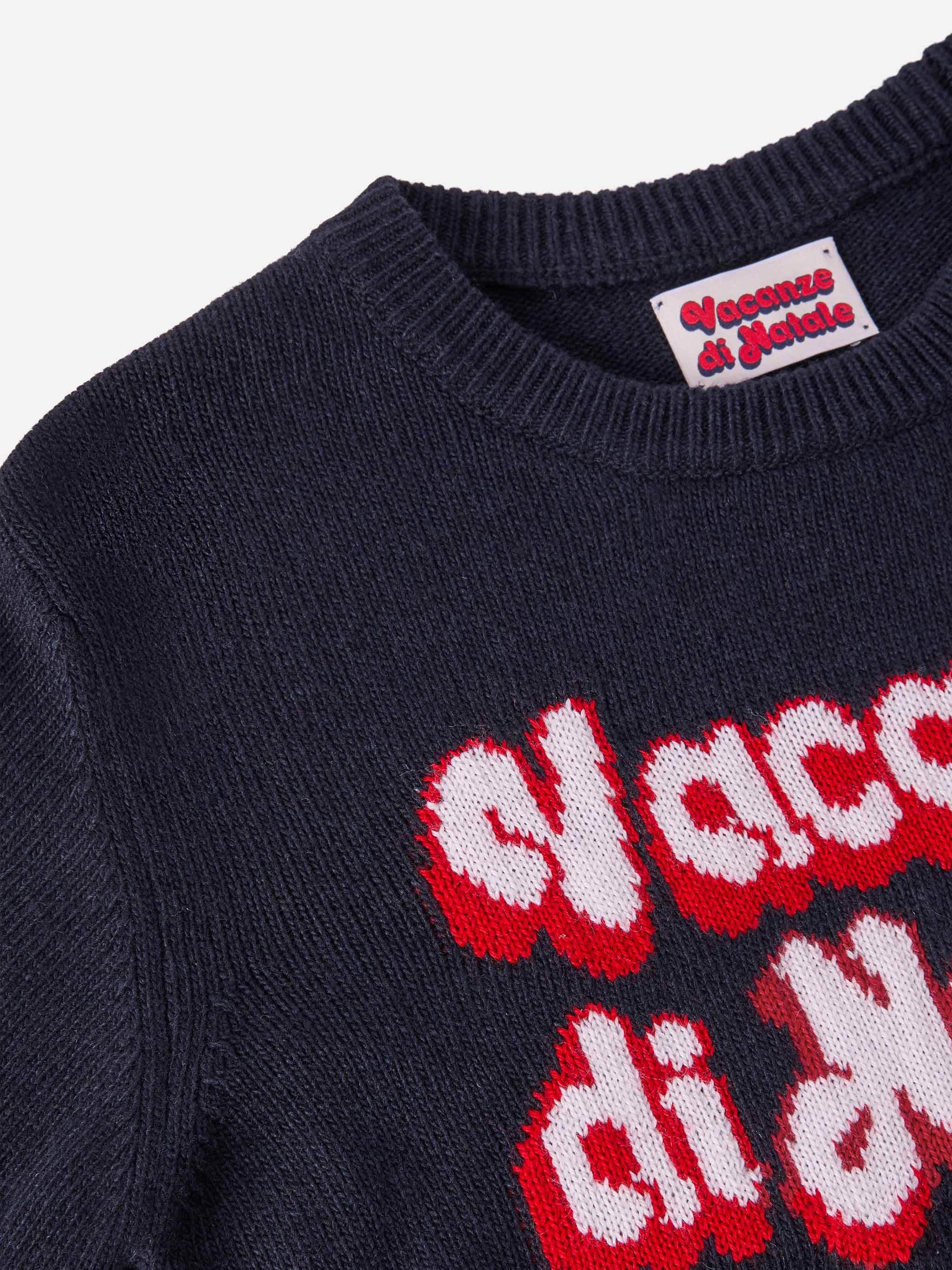 Douglas crewneck in cashmere blend with Vacanze di Natale jacquard | VACANZE DI NATALE SPECIAL EDITION - Image 2
