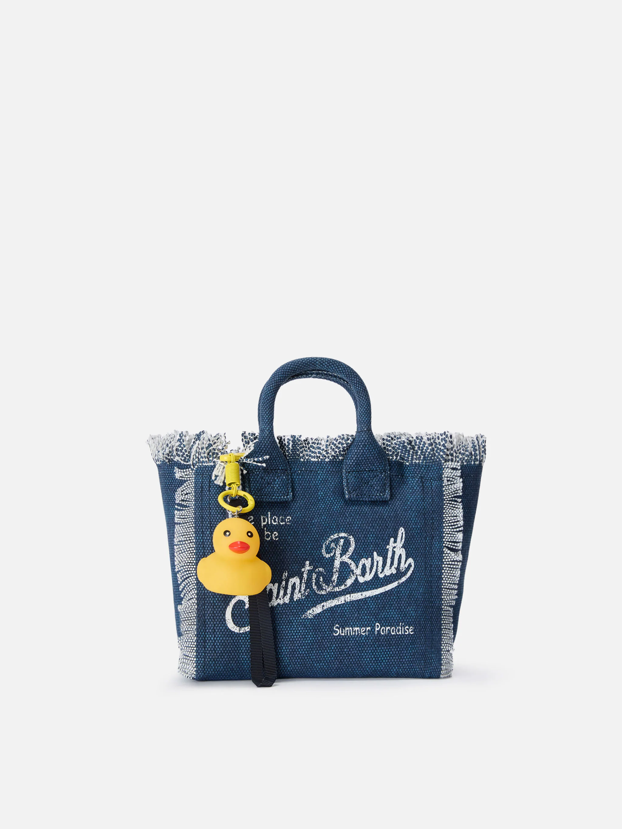 Duck-shaped keychain with lobster clasp and loop - Image 2