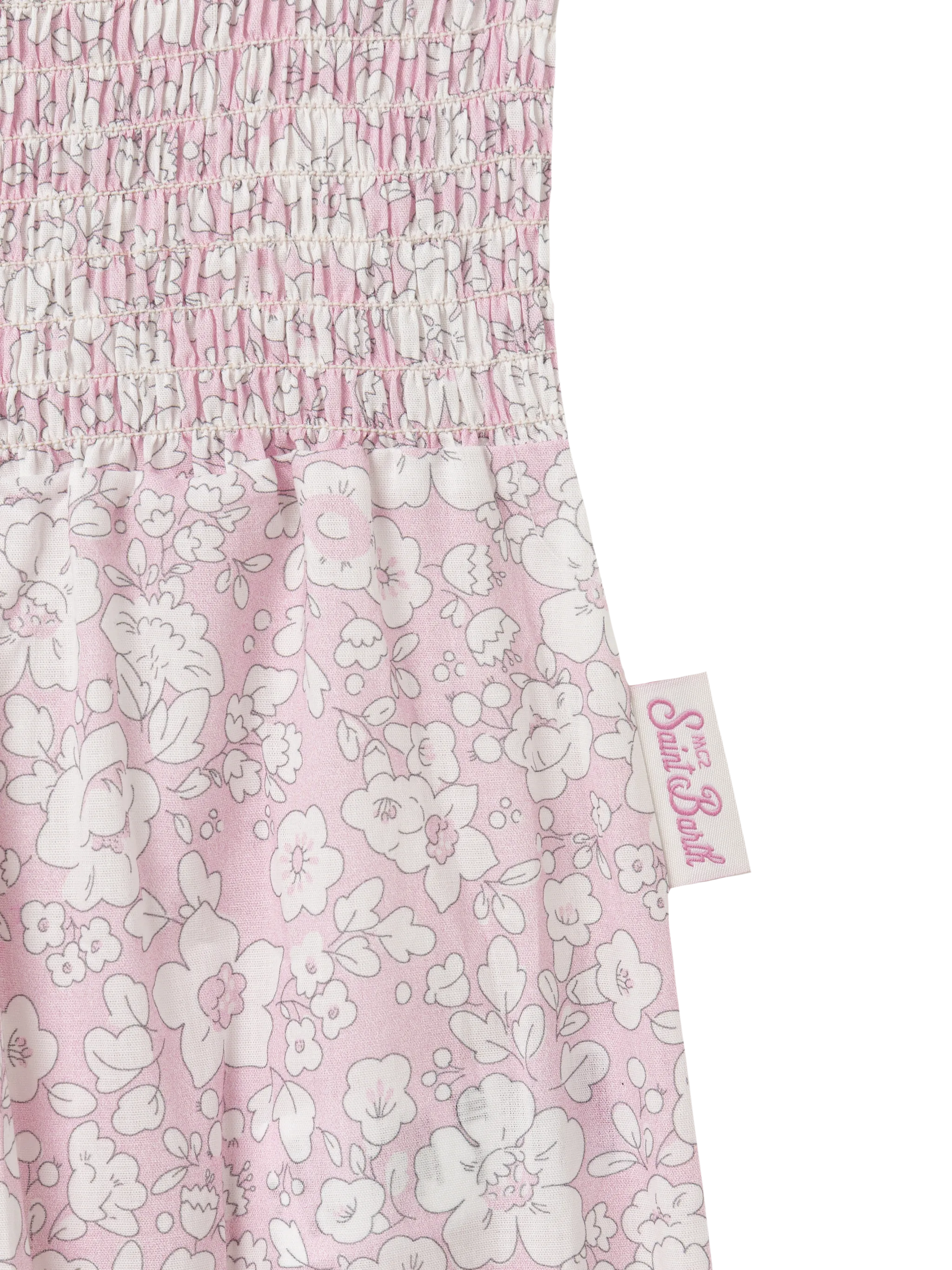 Dudu newborn cotton romper suit with flower print - Image 2