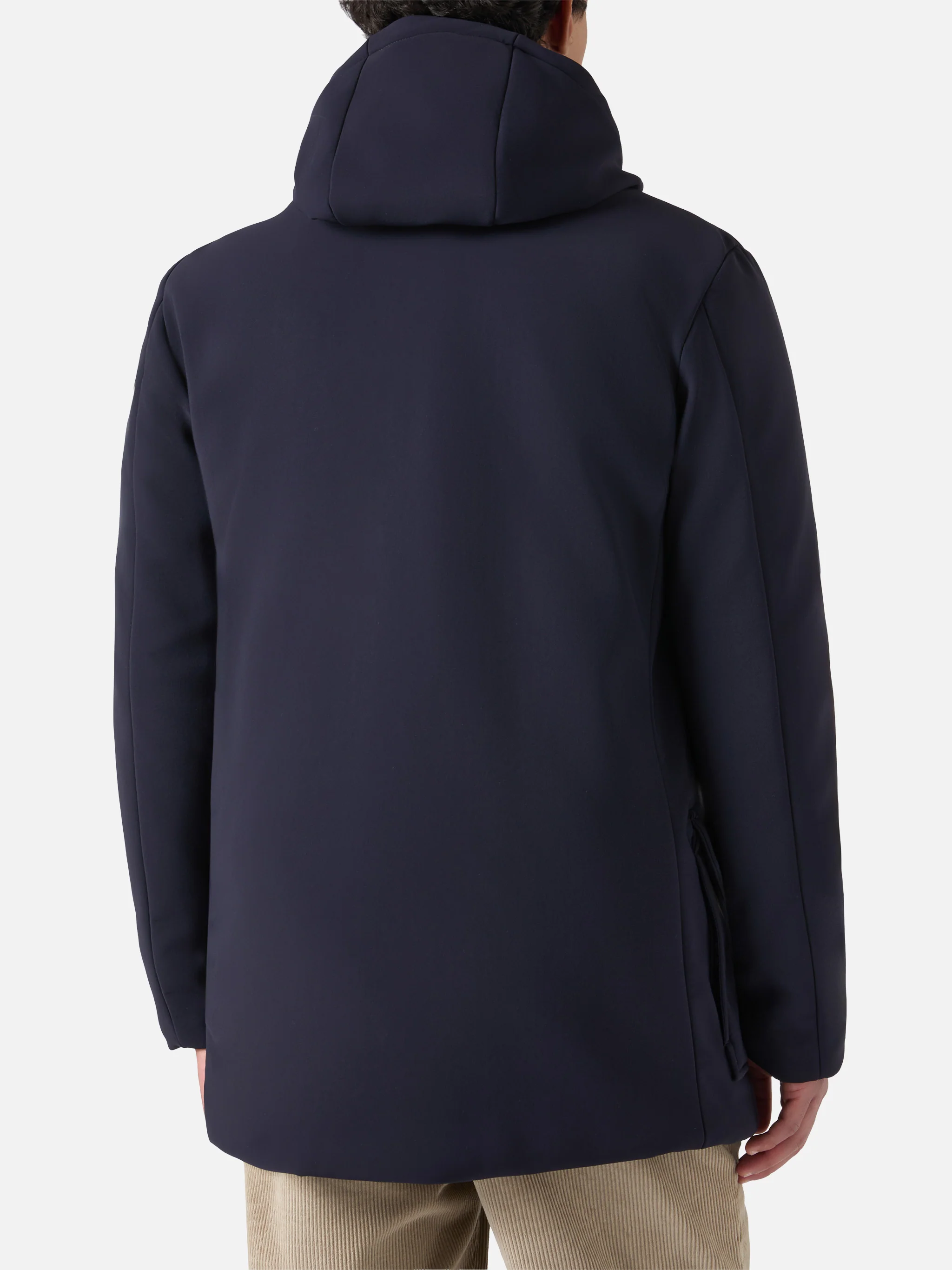Duke blue navy hooded coat - Image 4