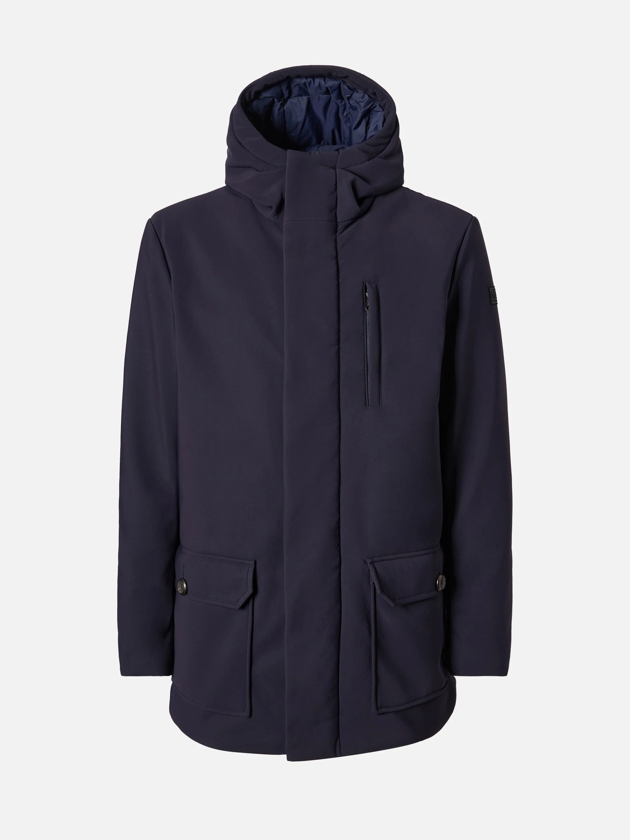 Duke blue navy hooded coat - Image 6