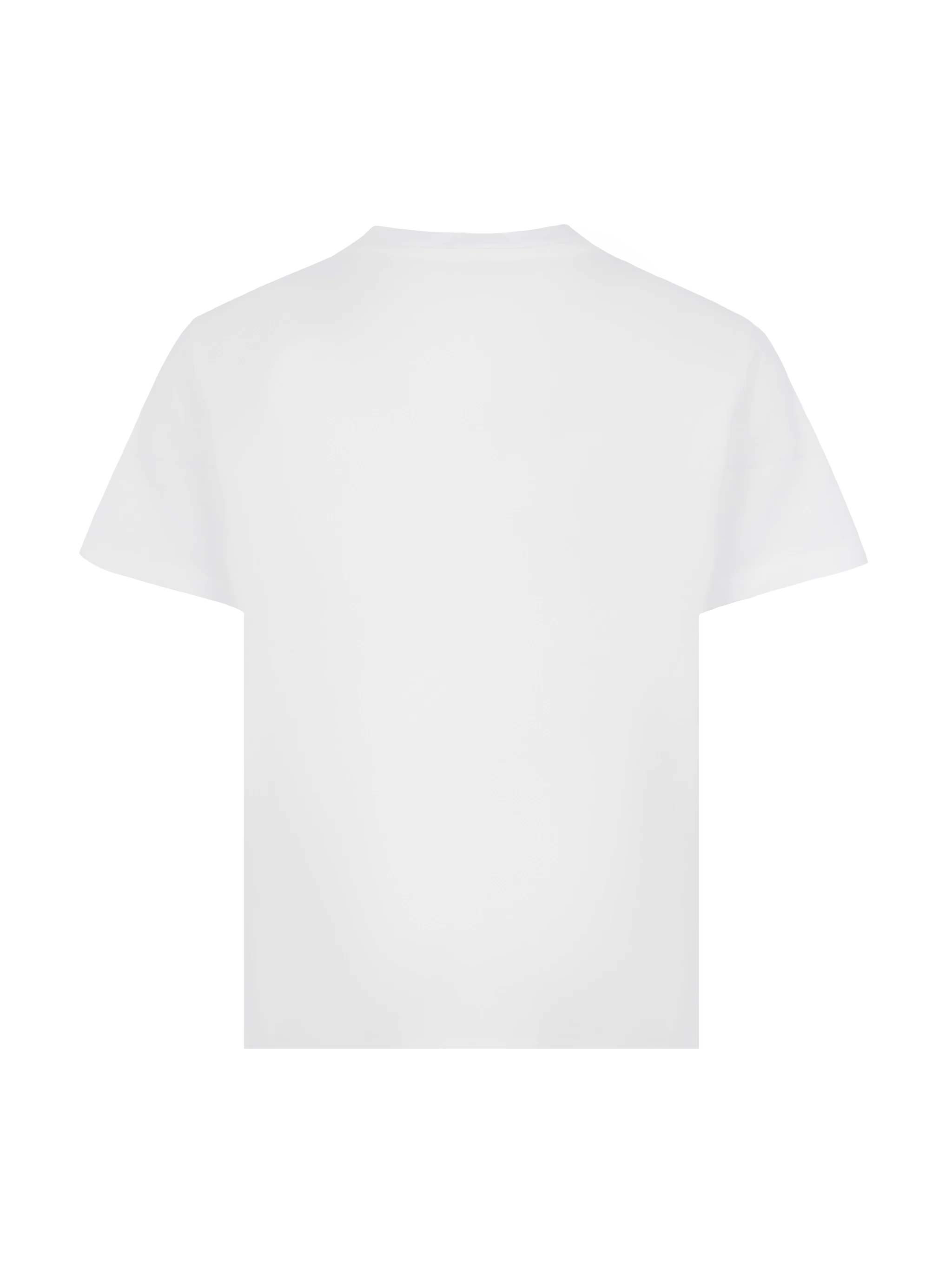 Elly cotton jersey crewneck t-shirt with Saint Barth sunset rhinestone desgin - Image 2