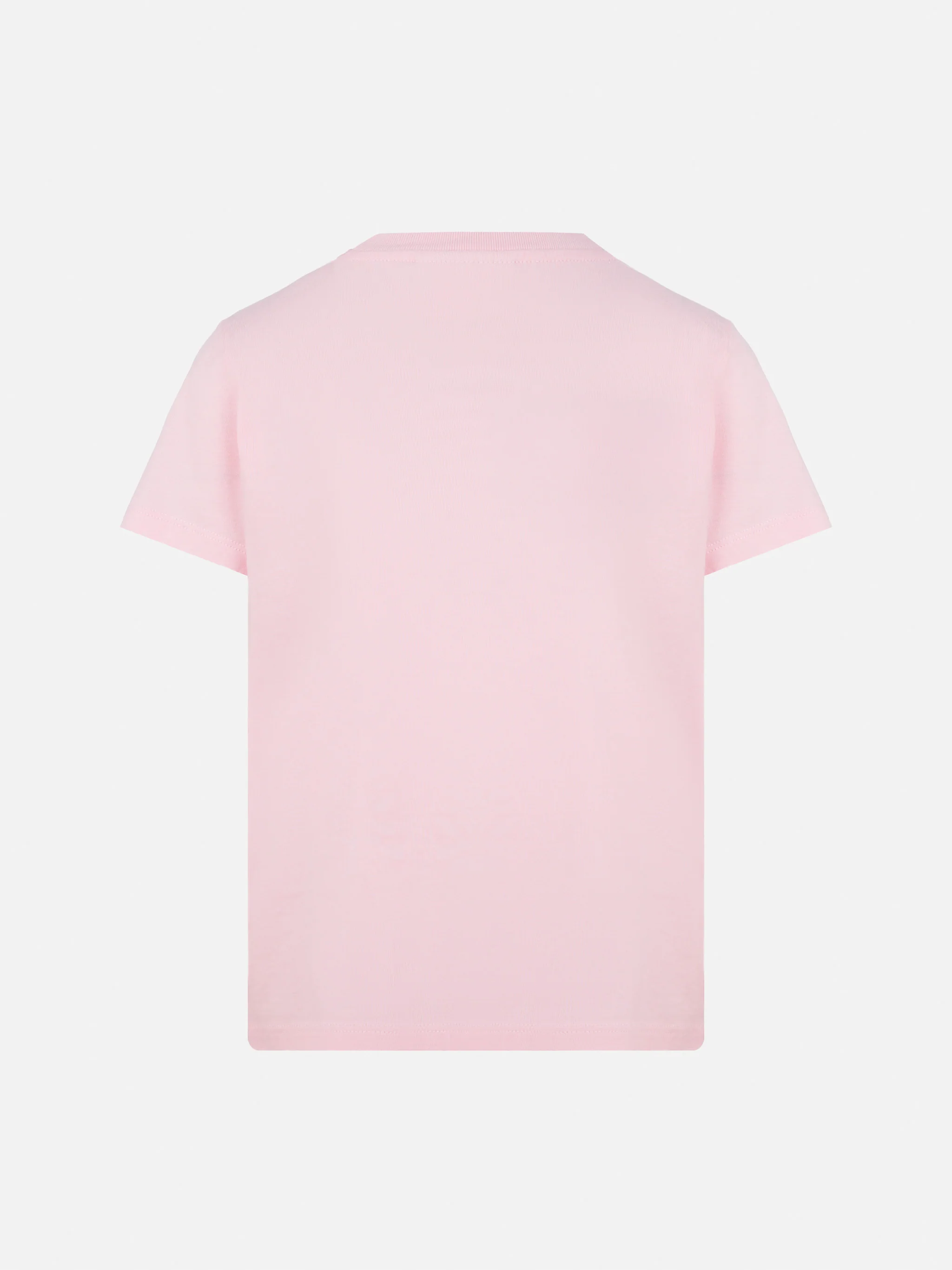 Elly cotton jersey crewneck t-shirt with Vado dai Nonni embroidery - Image 3