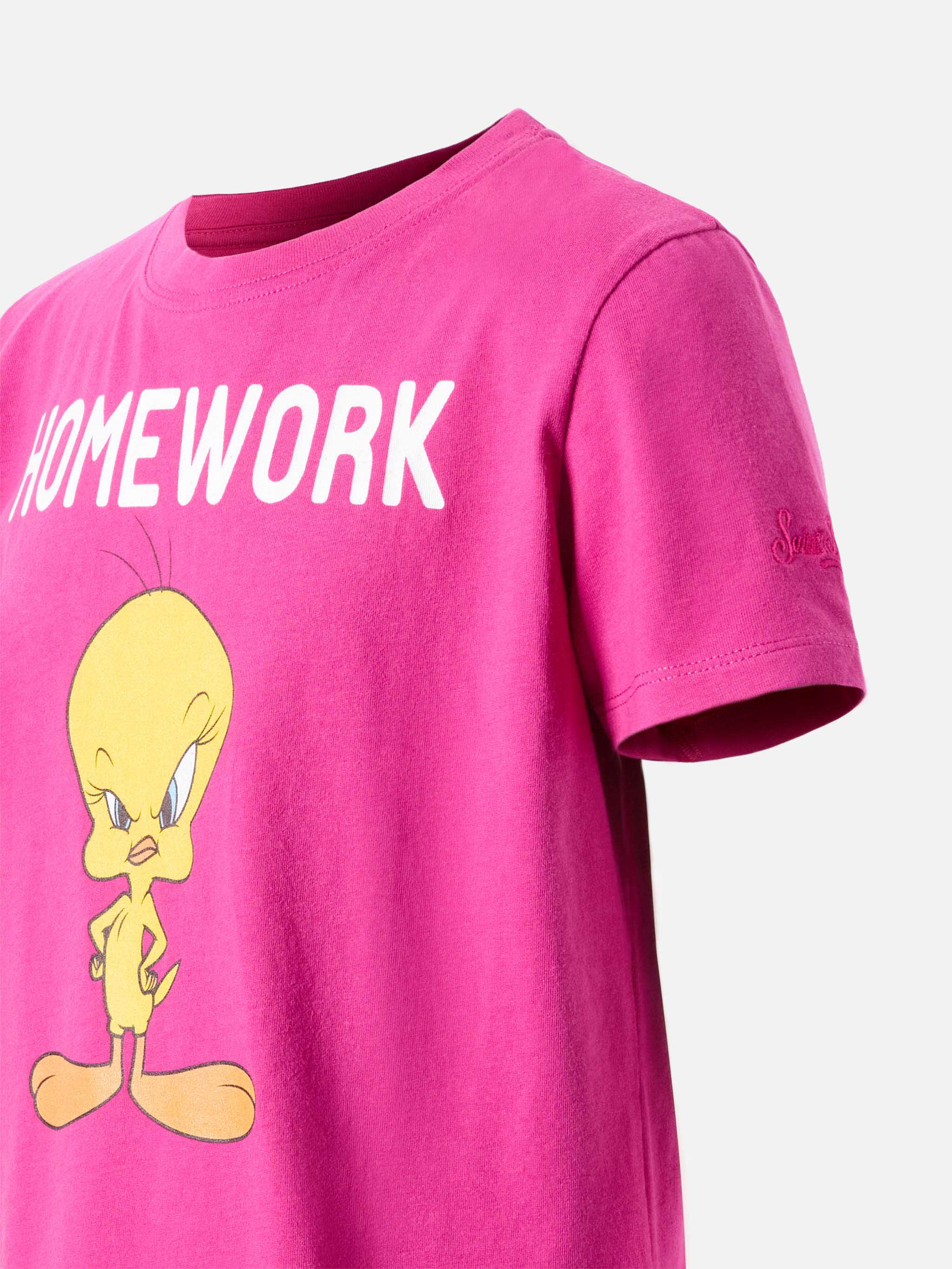 Elly cotton jersey t-shirt with Tweety print | WARNER BROS SPECIAL EDITION - Image 3