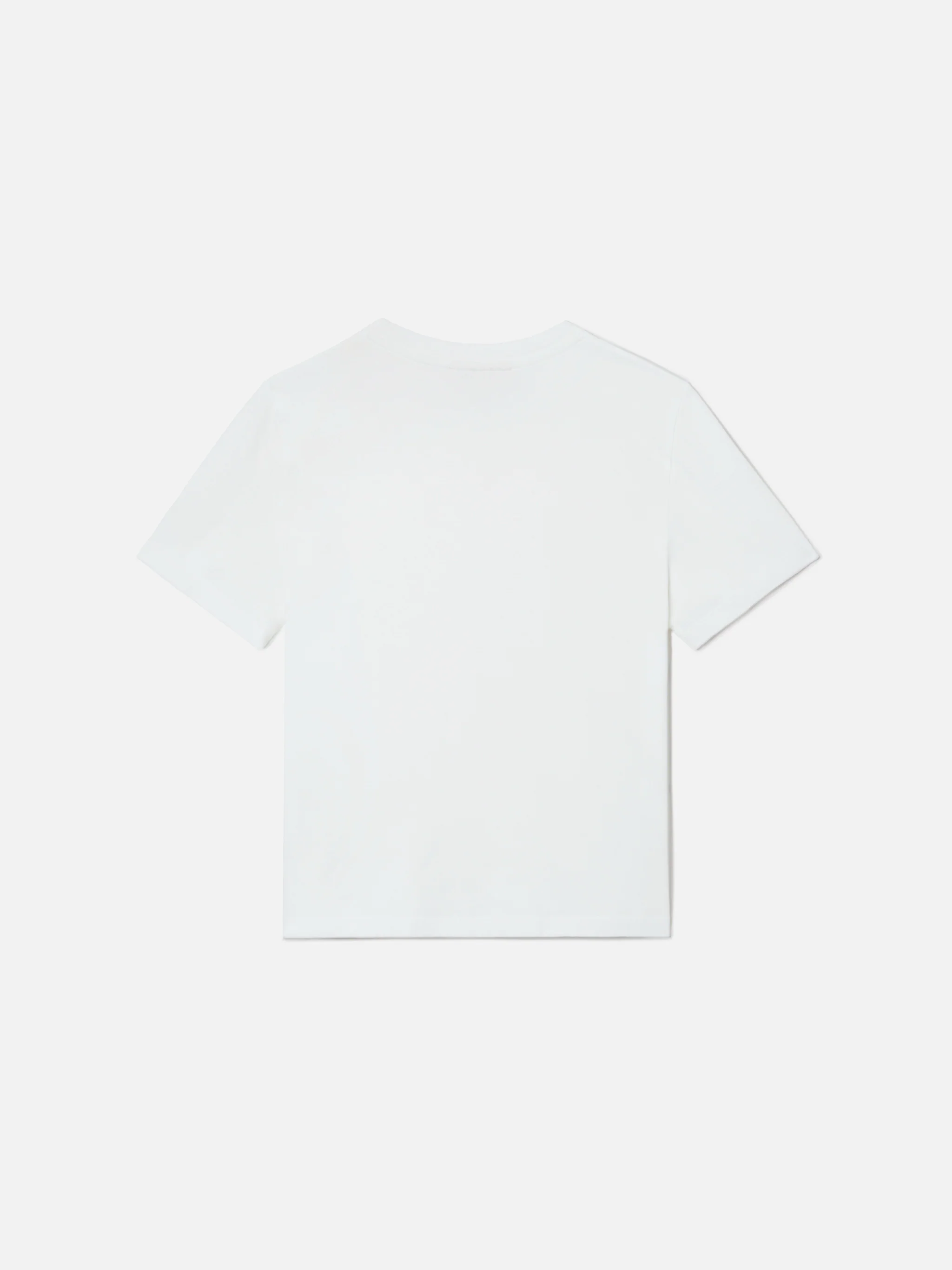 Elly T-shirt in white cotton with leopard print and Tutta la mamma embroidery - Image 3