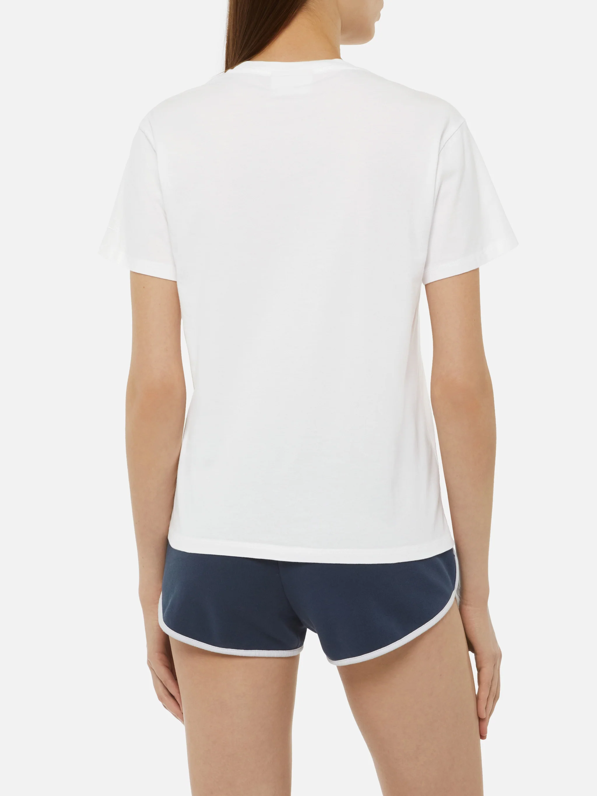 Emilie cotton t-shirt with Bikini & Martini embroidery - Image 5
