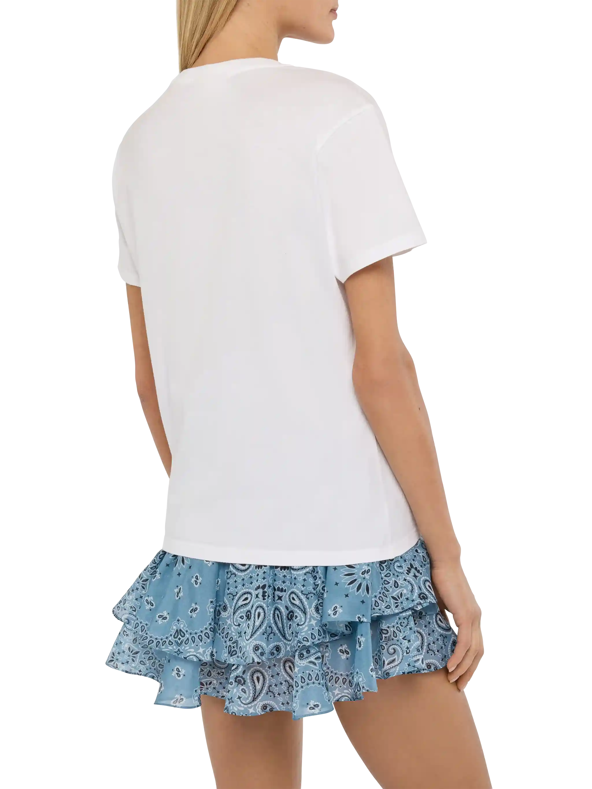 Emilie cotton t-shirt with - mariti + mojiti embroidery - Image 3