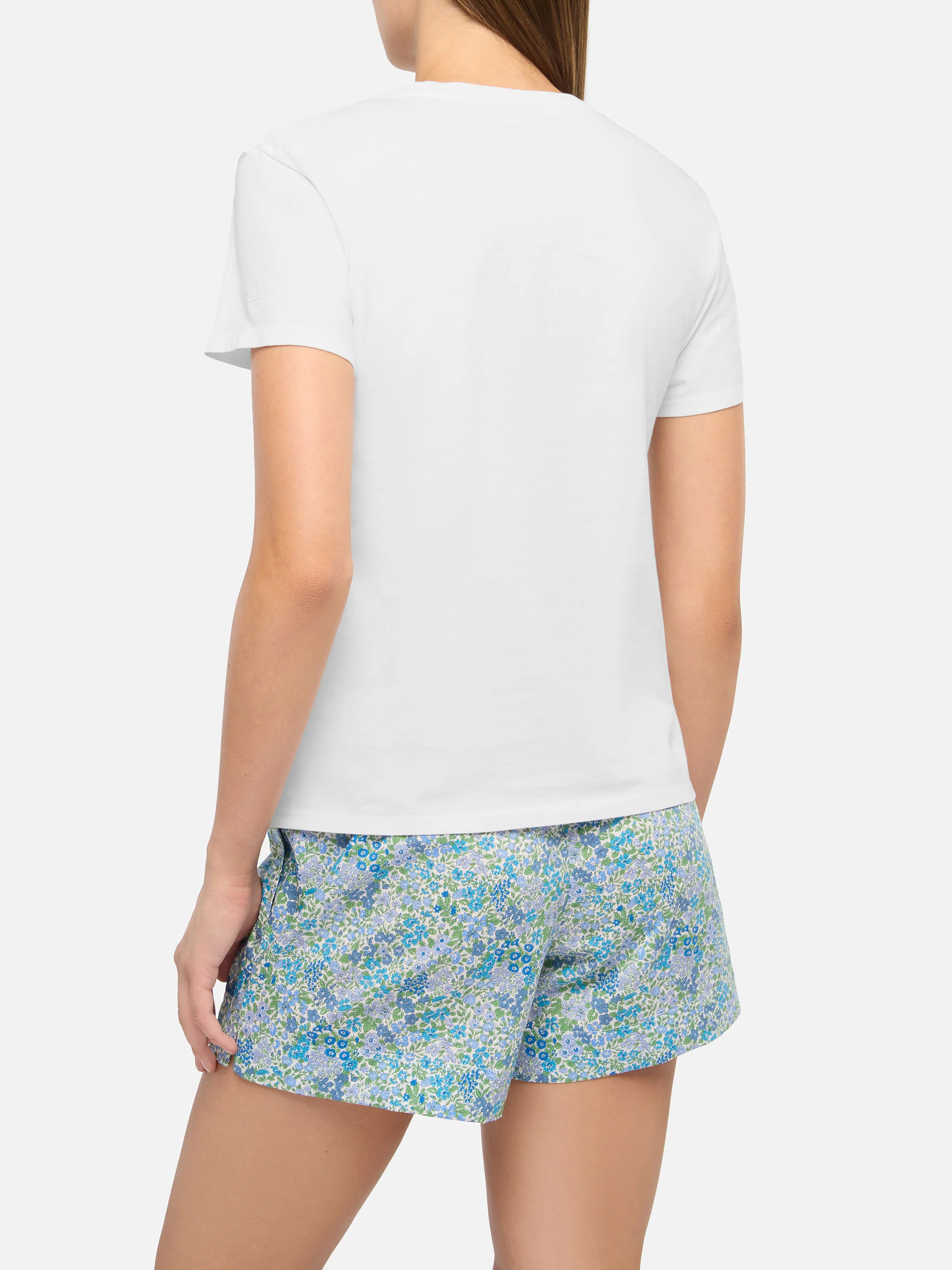 Emilie cotton t-shirt with Reggo solo alcool embroidery - Image 3