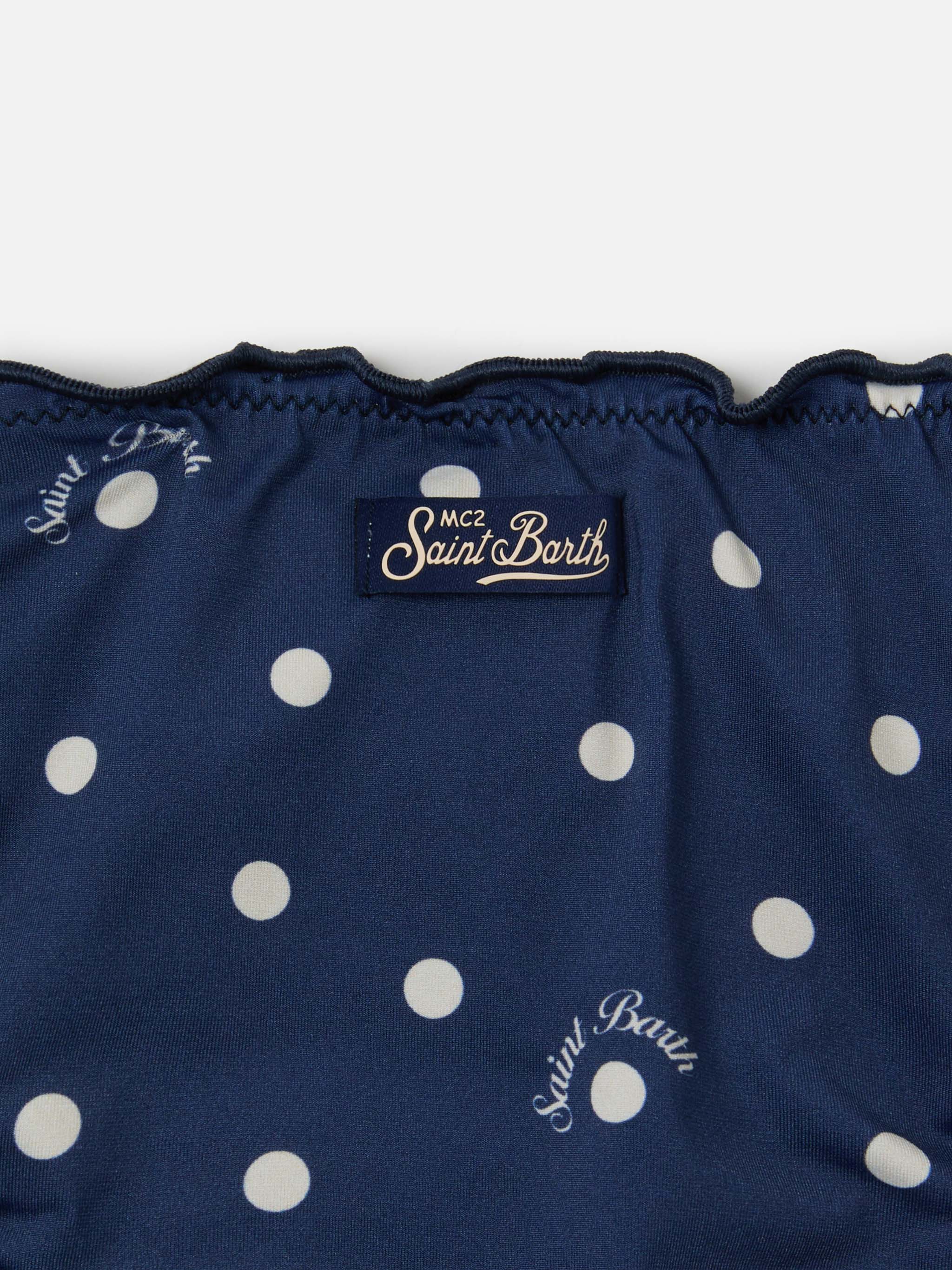 Emy navy polka dot bikini - Image 3