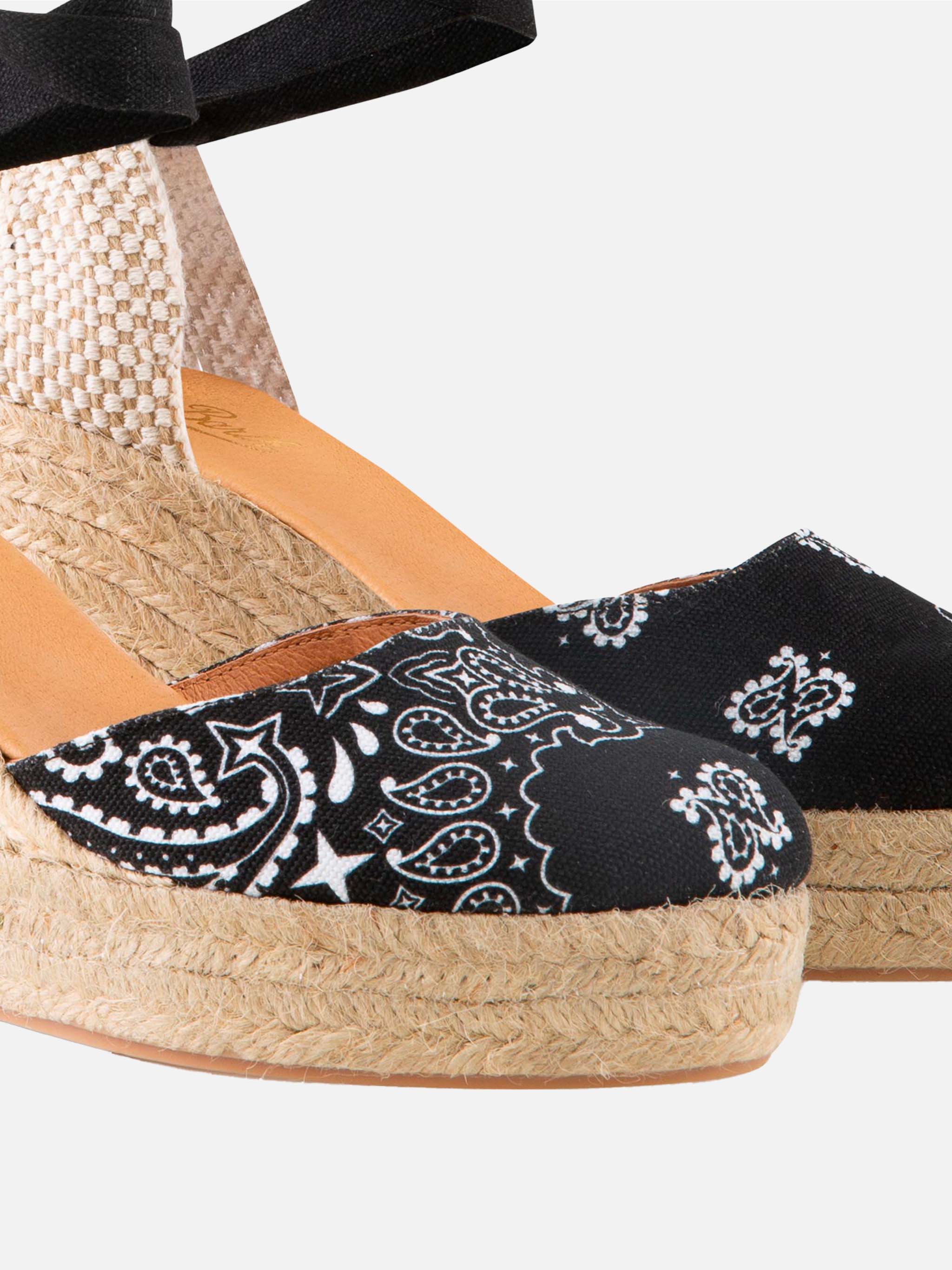 Espadrillas with high wedge and ankle lace - Image 2