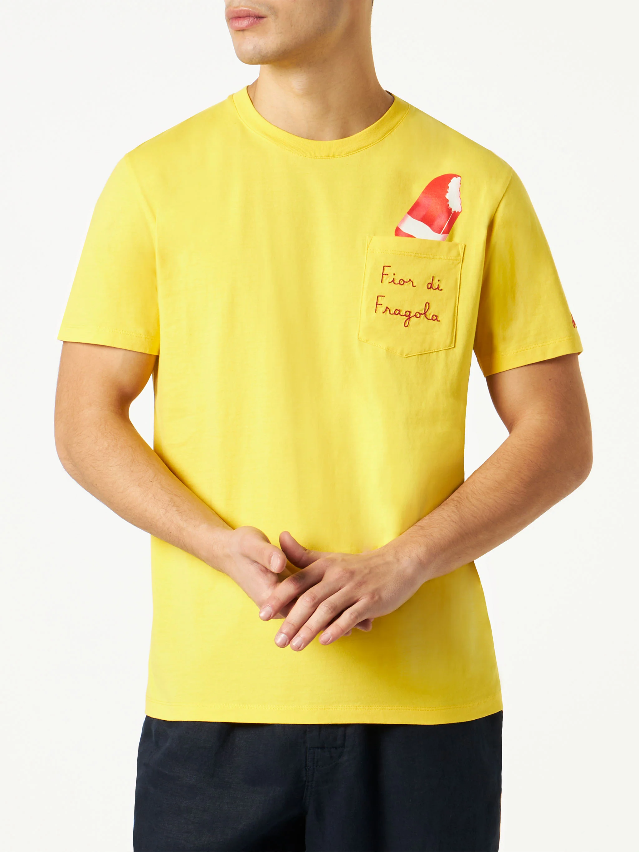 Fior di Fragola cotton t-shirt with embroidery| ALGIDA® SPECIAL EDITION - Image 3