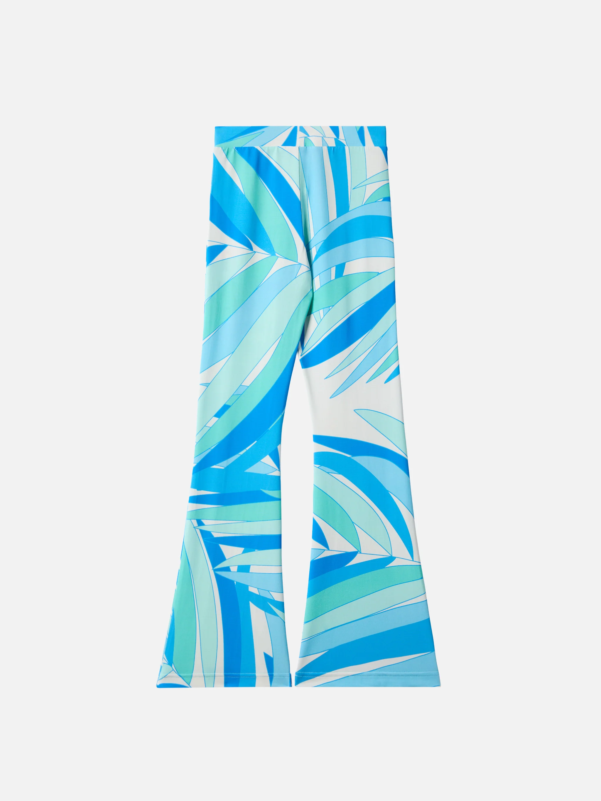 Flared pants Gwenda Jr with palms print - Image 3