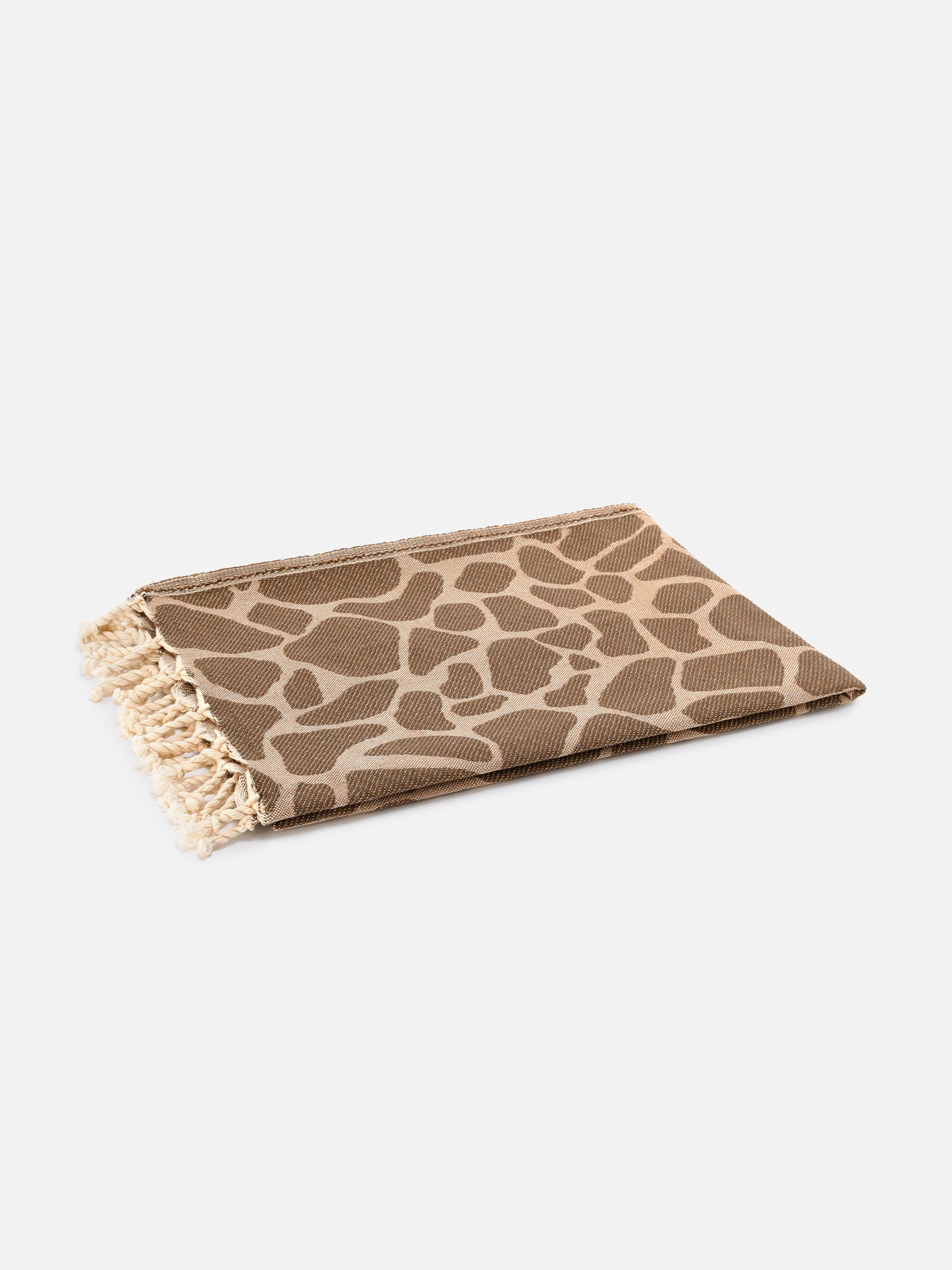 Foutas cotton jacquard animalier beach towel - Image 3