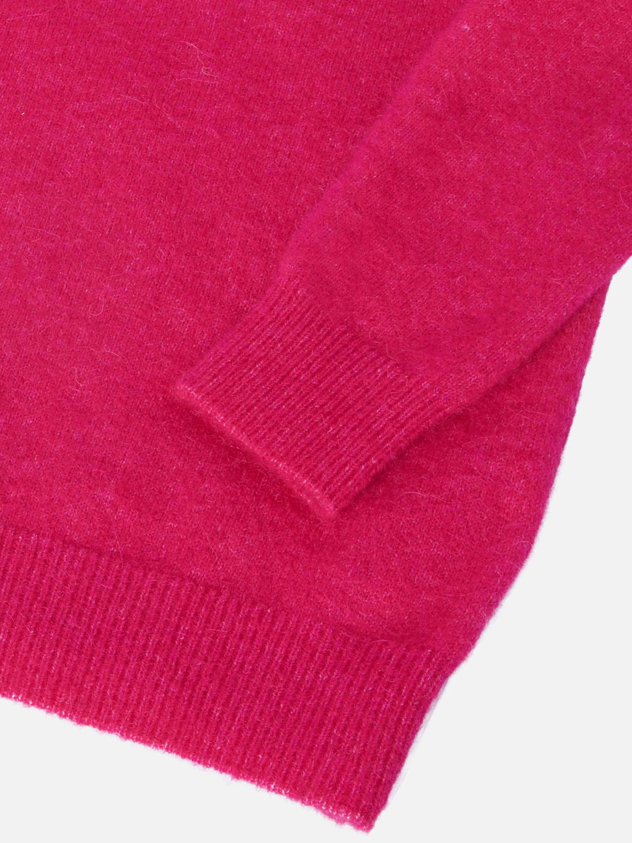 Fuchsia stretch alpaca crewneck Lyle - Image 4