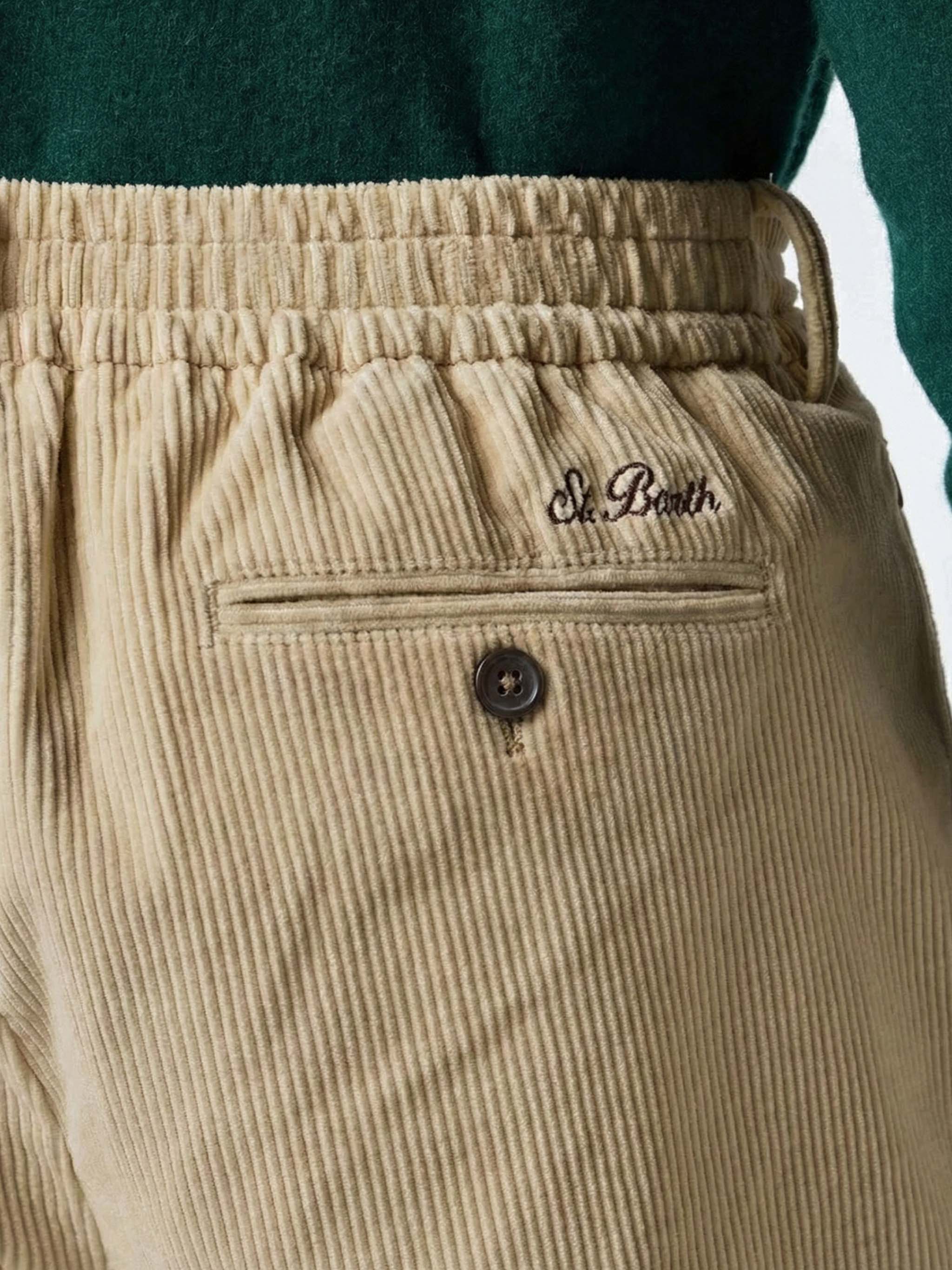 Fuji beige corduroy pants - Image 3