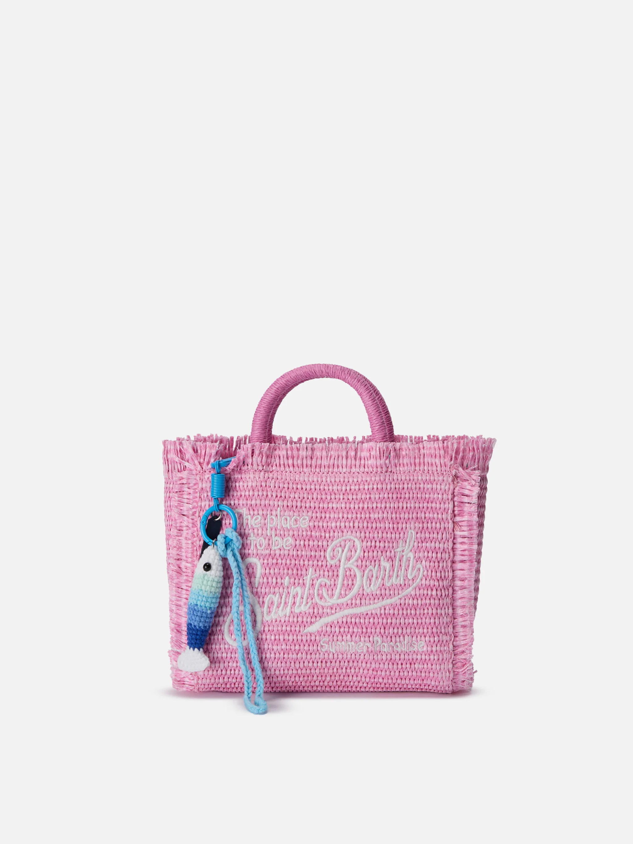 Funny bag Charm with crochet sardine fish - Image 2