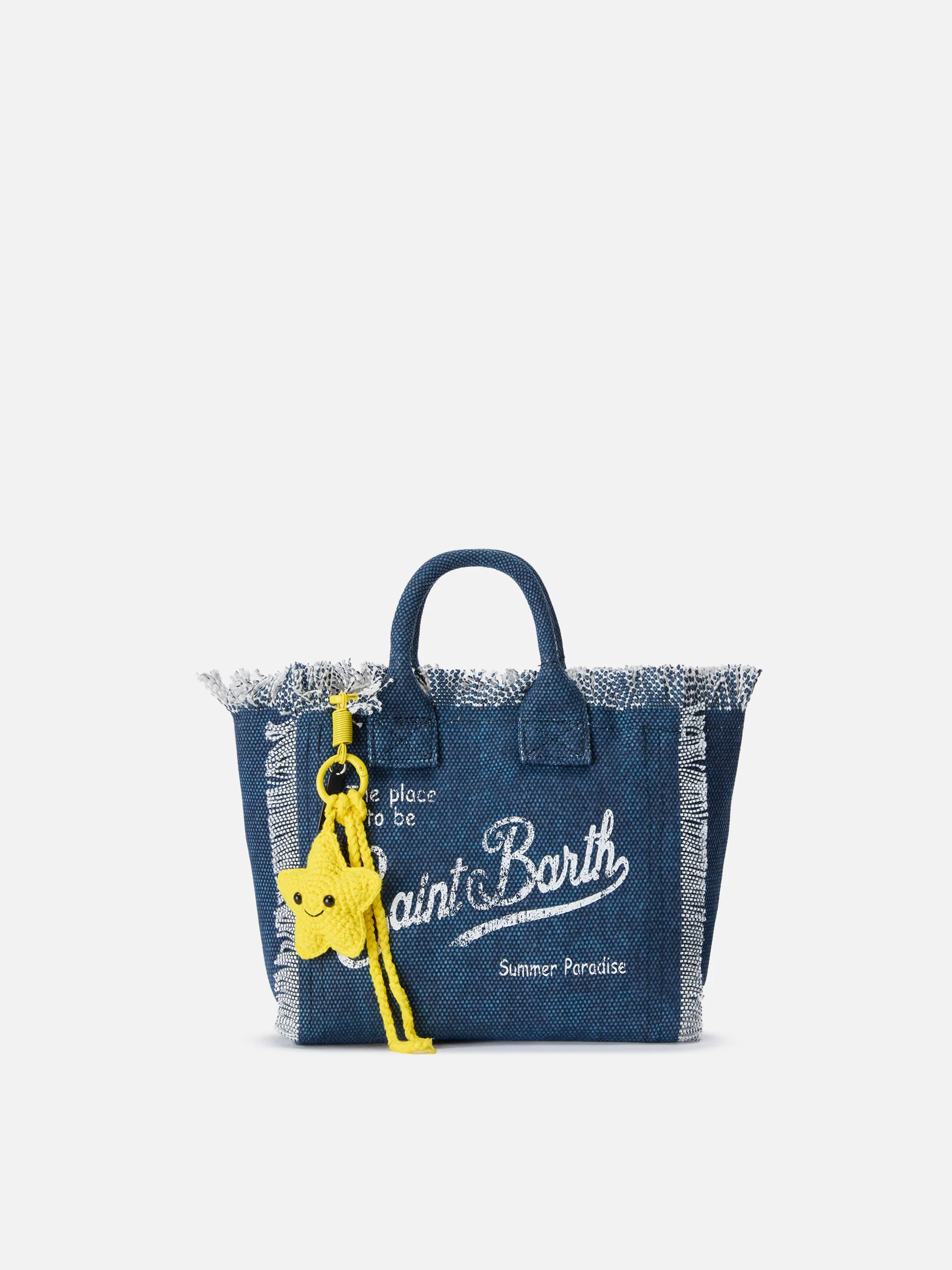 Funny bag Charm with crochet star - Image 2