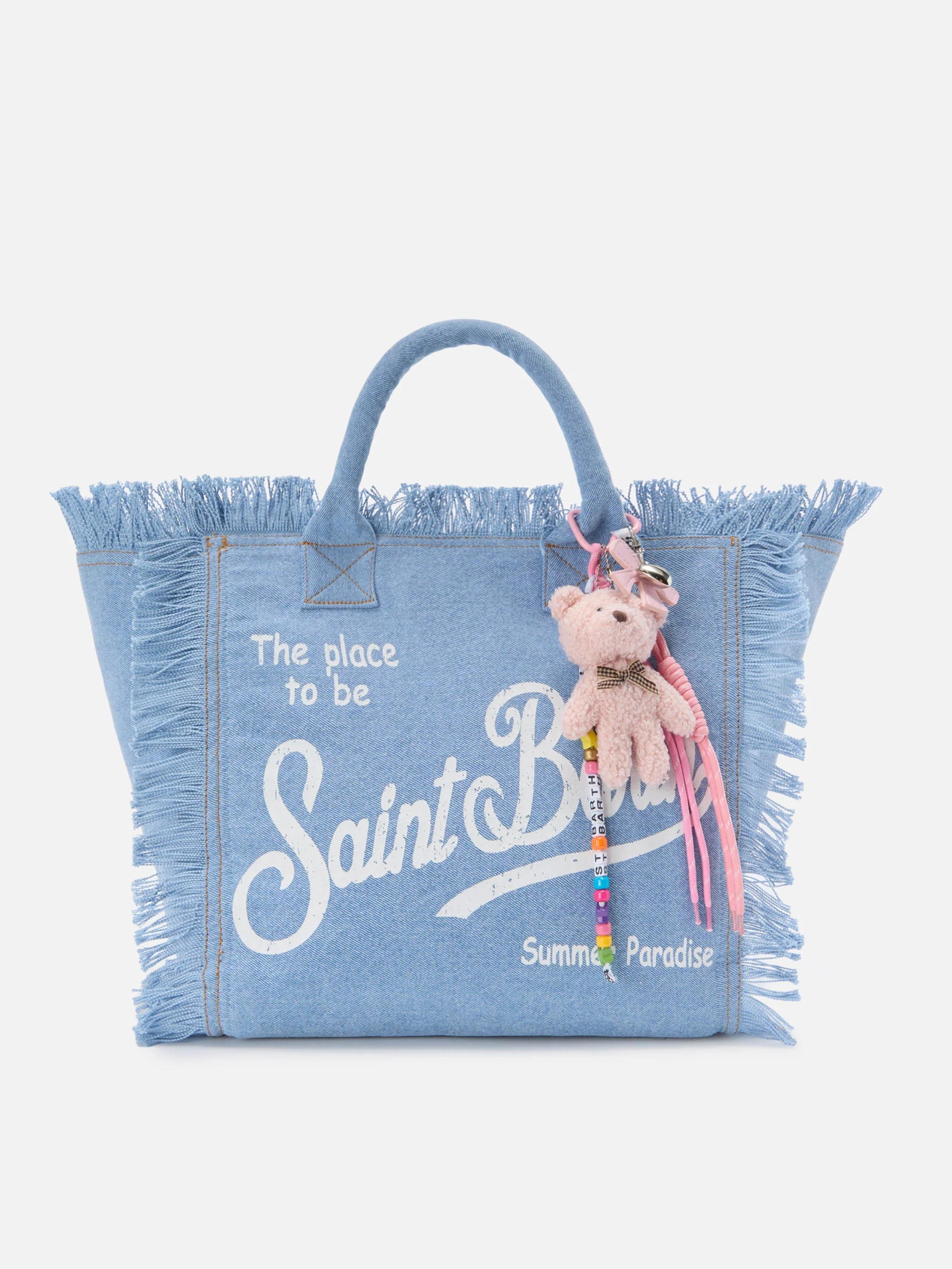 Funny Charm with padded bow and teddy decoration - Image 2