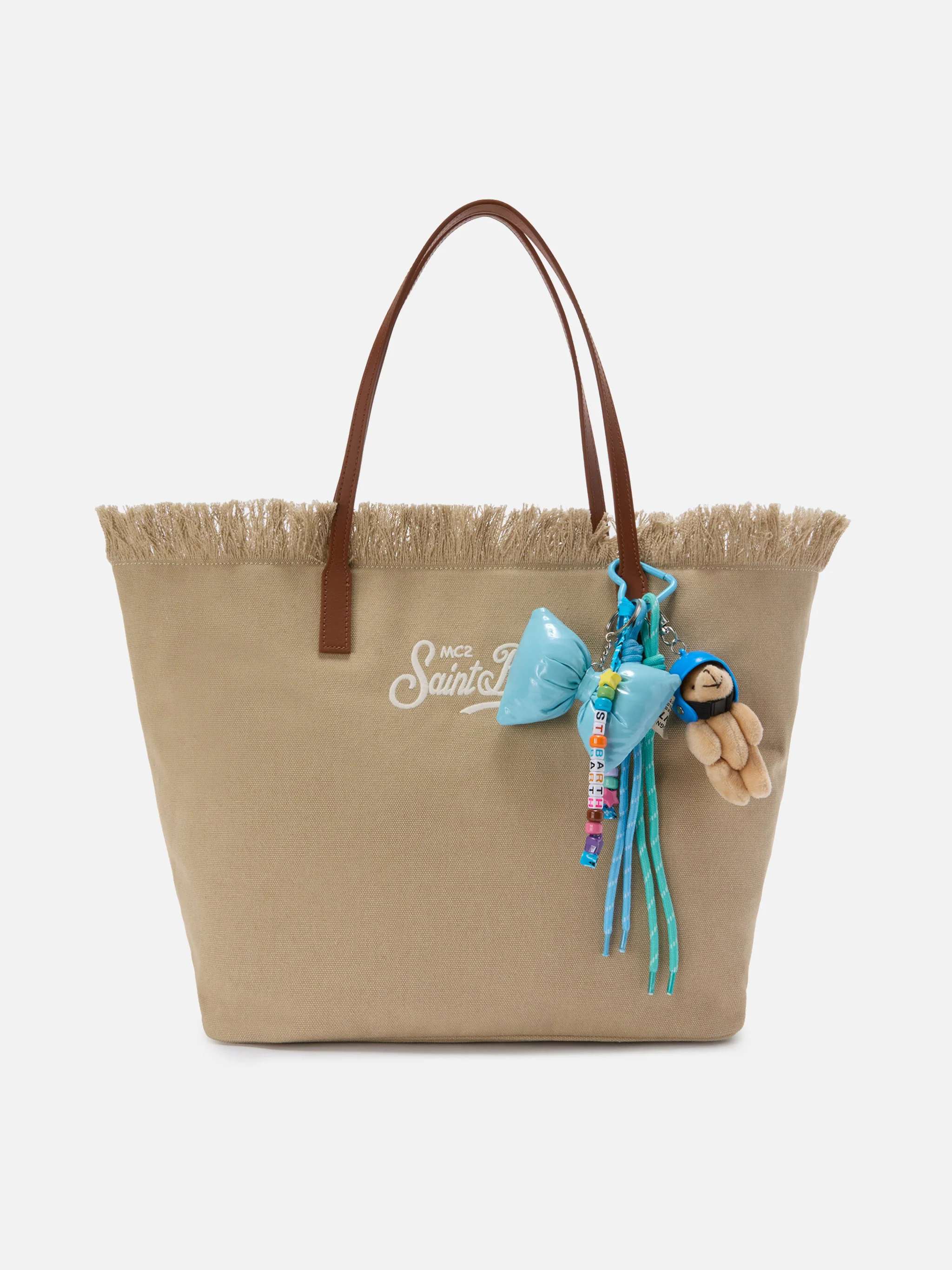 Funny Charm with padded bow and teddy decoration - Image 2
