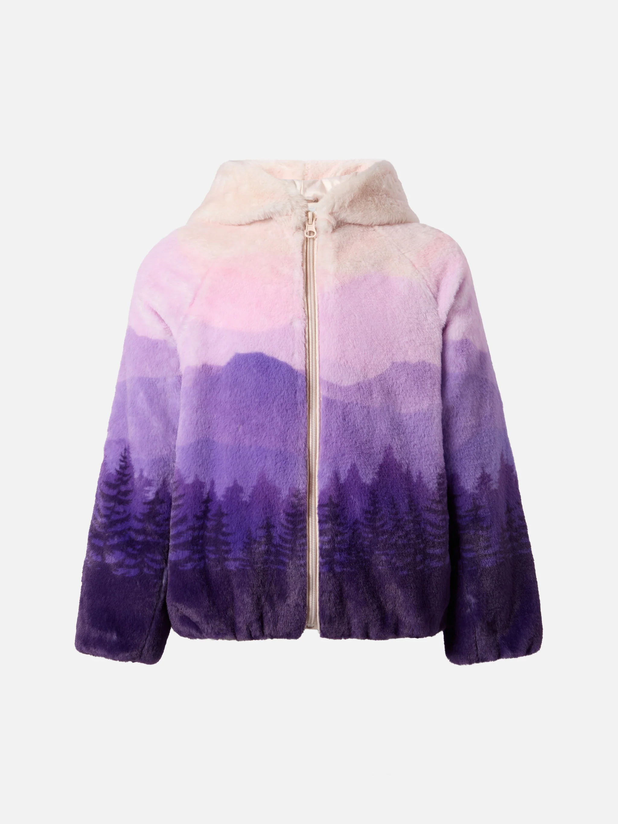 Furry gradient jacket with I Love St. Barth embroidery - Image 2