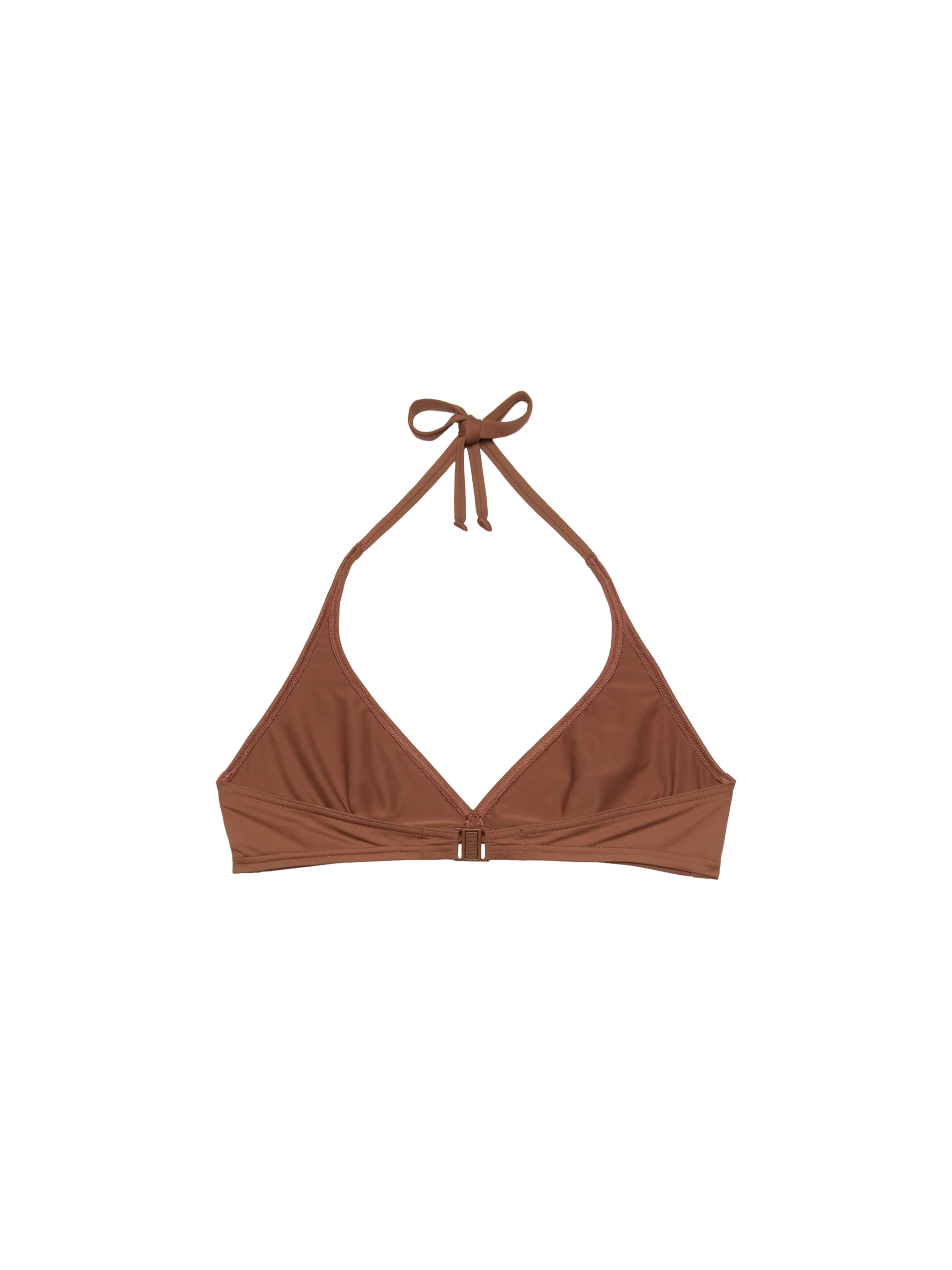 Gaia brown triangle bralette top - Image 3